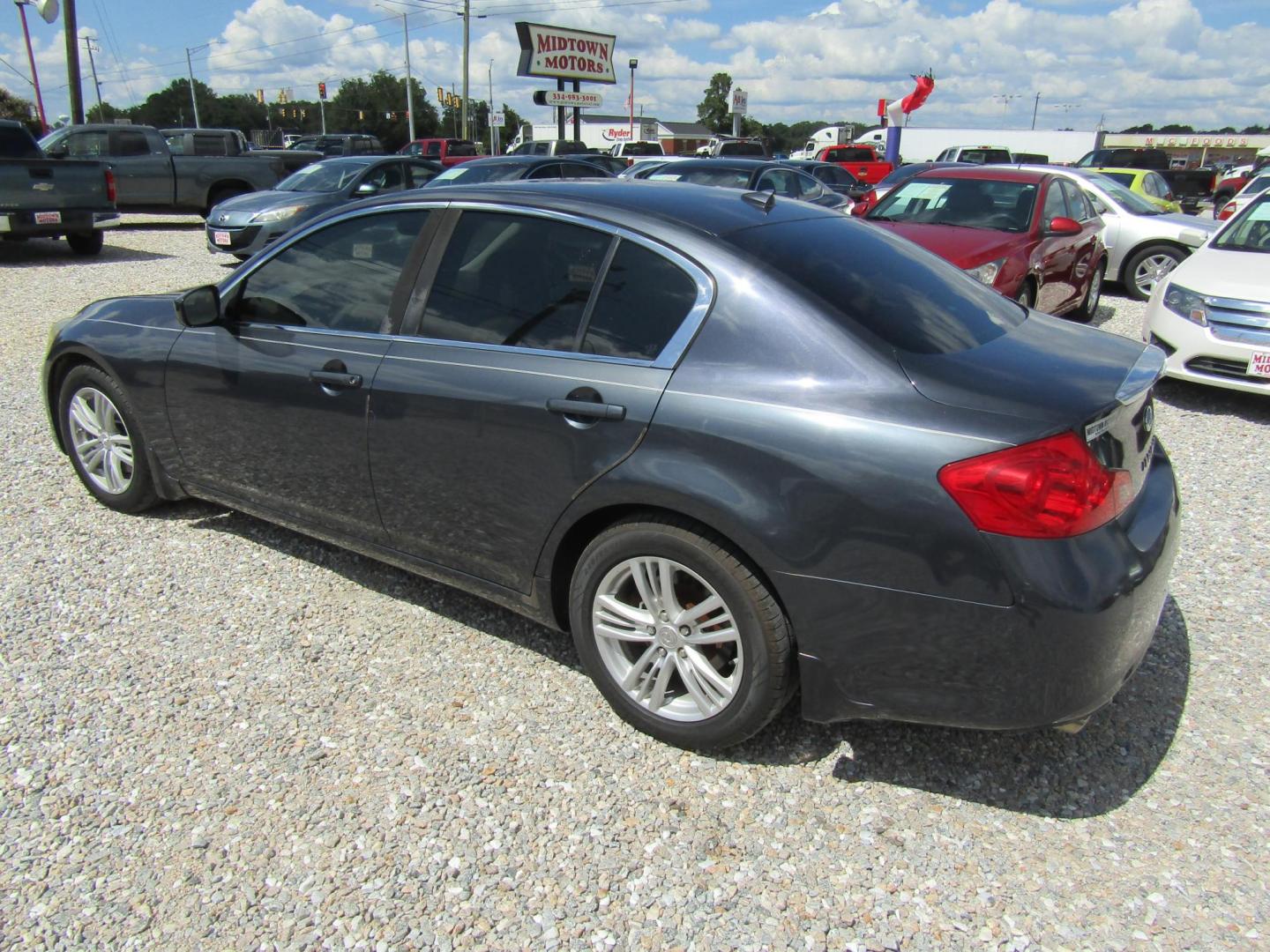 2012 Blue /GRAY Infiniti G Sedan 25 (JN1DV6AP0CM) with an 2.5L L4 DOHC 16V engine, Automatic transmission, located at 15016 S Hwy 231, Midland City, AL, 36350, (334) 983-3001, 31.306210, -85.495277 - Photo#5