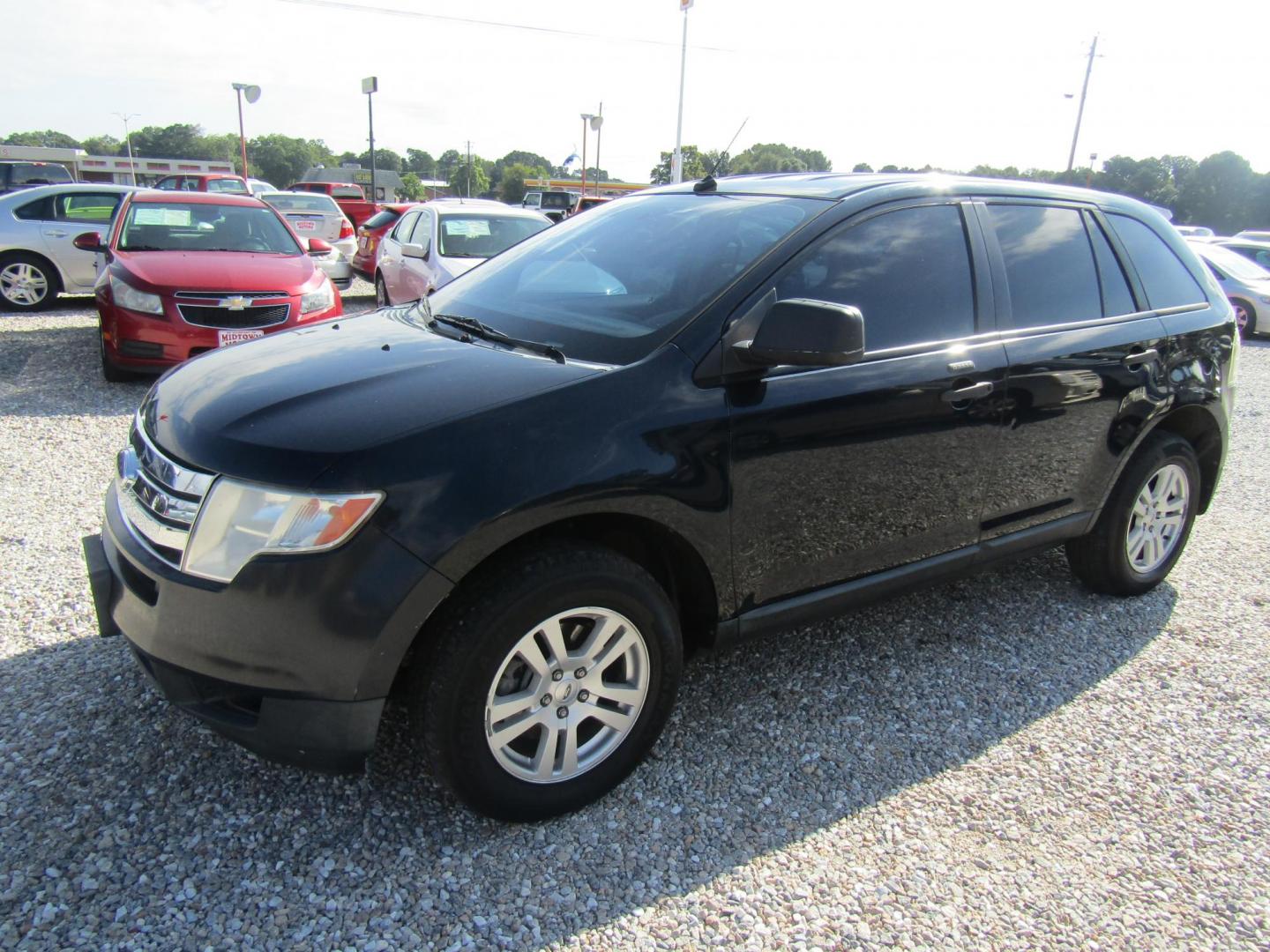 2010 Blue /Tan Ford Edge SE FWD (2FMDK3GC2AB) with an 3.5L V6 DOHC 24V engine, Automatic transmission, located at 15016 S Hwy 231, Midland City, AL, 36350, (334) 983-3001, 31.306210, -85.495277 - Photo#2