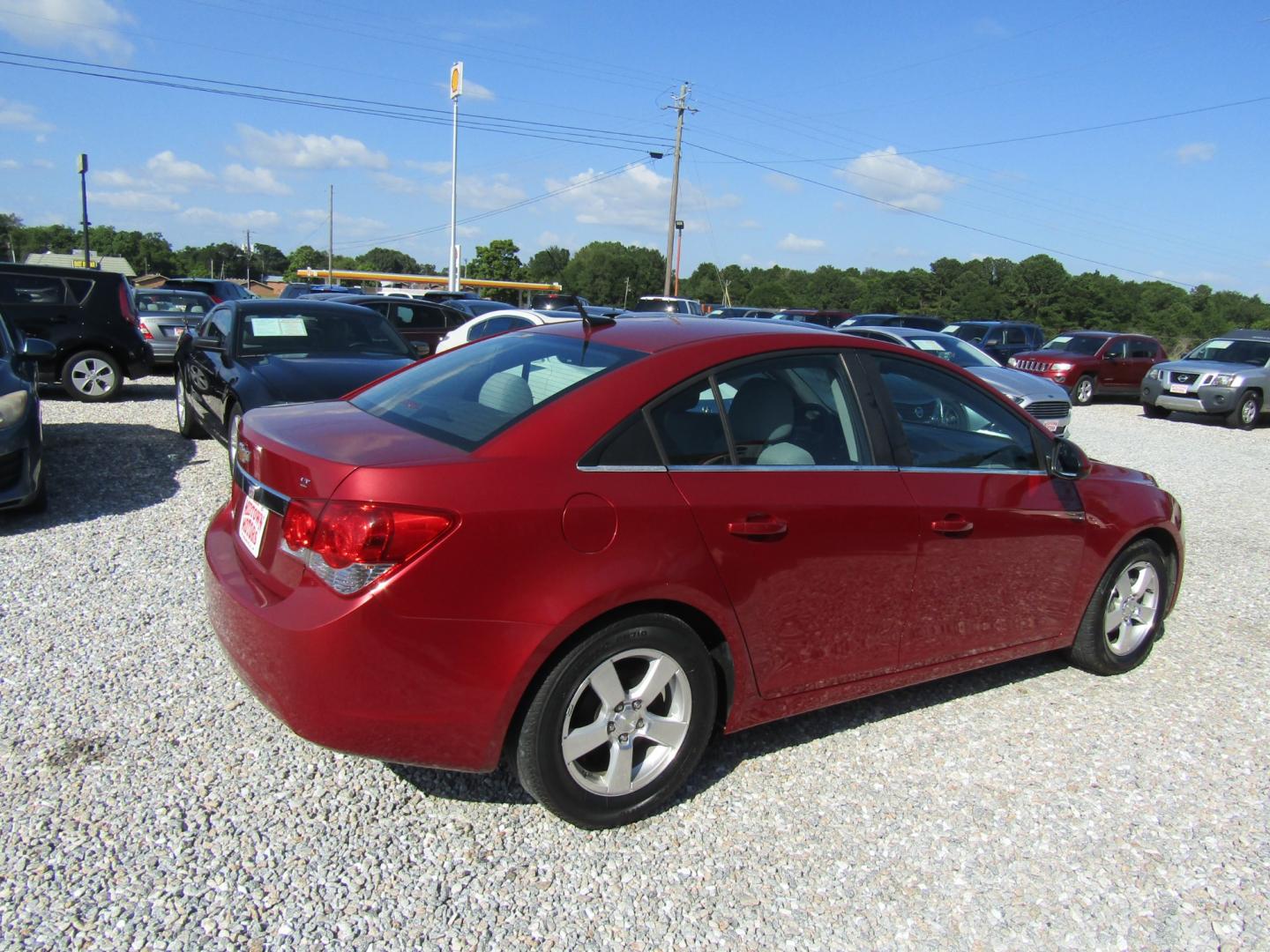 2014 Red /Gray Chevrolet Cruze 1LT Auto (1G1PC5SB8E7) with an 1.4L L4 DOHC 16V TURBO engine, Automatic transmission, located at 15016 S Hwy 231, Midland City, AL, 36350, (334) 983-3001, 31.306210, -85.495277 - Photo#7