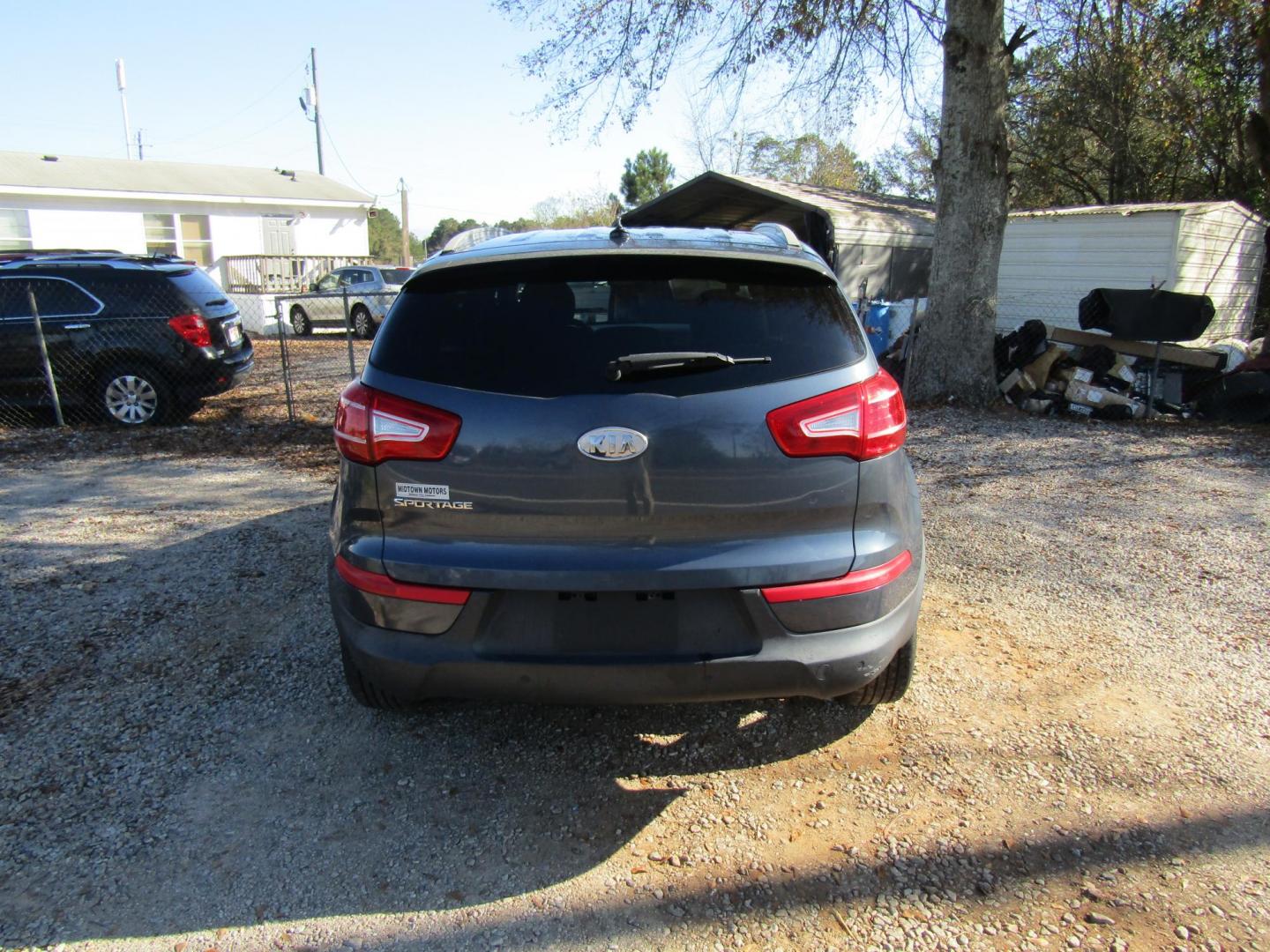 2012 Blue /Black Kia Sportage LX FWD (KNDPB3A2XC7) with an 2.4L V6 DOHC 24V engine, Automatic transmission, located at 15016 S Hwy 231, Midland City, AL, 36350, (334) 983-3001, 31.306210, -85.495277 - Photo#6