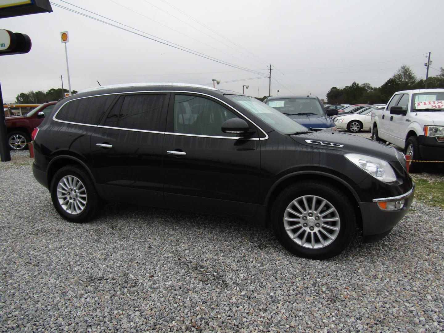 2012 Black /Black Buick Enclave Leather FWD (5GAKRCED1CJ) with an 3.6L V6 DOHC 24V engine, Automatic transmission, located at 15016 S Hwy 231, Midland City, AL, 36350, (334) 983-3001, 31.306210, -85.495277 - Photo#0