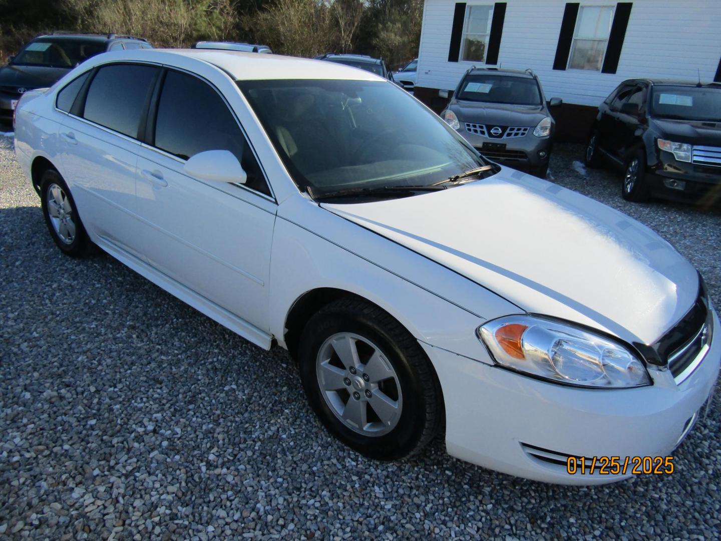 2011 White /Gray Chevrolet Impala LS (2G1WF5EK0B1) with an 3.5L V6 OHV 16V FFV engine, Automatic transmission, located at 15016 S Hwy 231, Midland City, AL, 36350, (334) 983-3001, 31.306210, -85.495277 - Photo#0