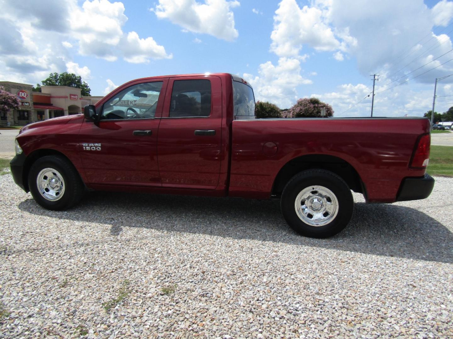 2013 Maroon /Black RAM 1500 Tradesman Quad Cab 2WD (1C6RR6FP3DS) with an 4.7L V8 SOHC 16V engine, Automatic transmission, located at 15016 S Hwy 231, Midland City, AL, 36350, (334) 983-3001, 31.306210, -85.495277 - Photo#5