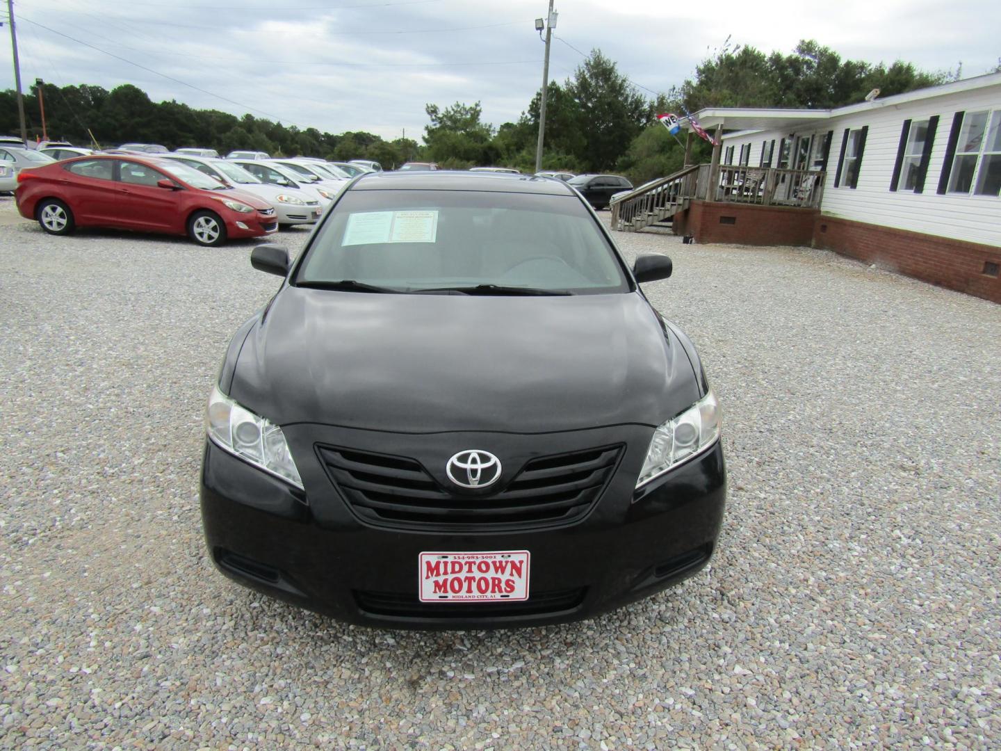 2008 Black /Gray Toyota Camry CE 5-Spd AT (4T4BE46K28R) with an 2.4L L4 DOHC 16V engine, Automatic transmission, located at 15016 S Hwy 231, Midland City, AL, 36350, (334) 983-3001, 31.306210, -85.495277 - Photo#1