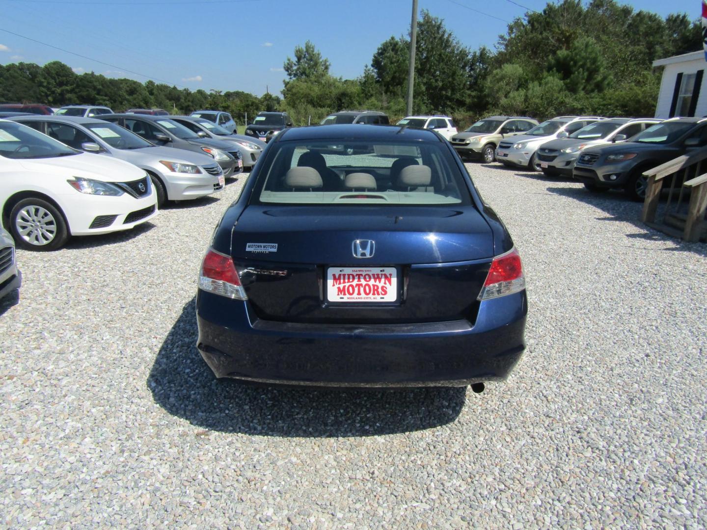 2009 Blue /Gray Honda Accord EX Sedan AT (1HGCP26759A) with an 2.4L L4 DOHC 16V engine, Automatic transmission, located at 15016 S Hwy 231, Midland City, AL, 36350, (334) 983-3001, 31.306210, -85.495277 - Photo#6