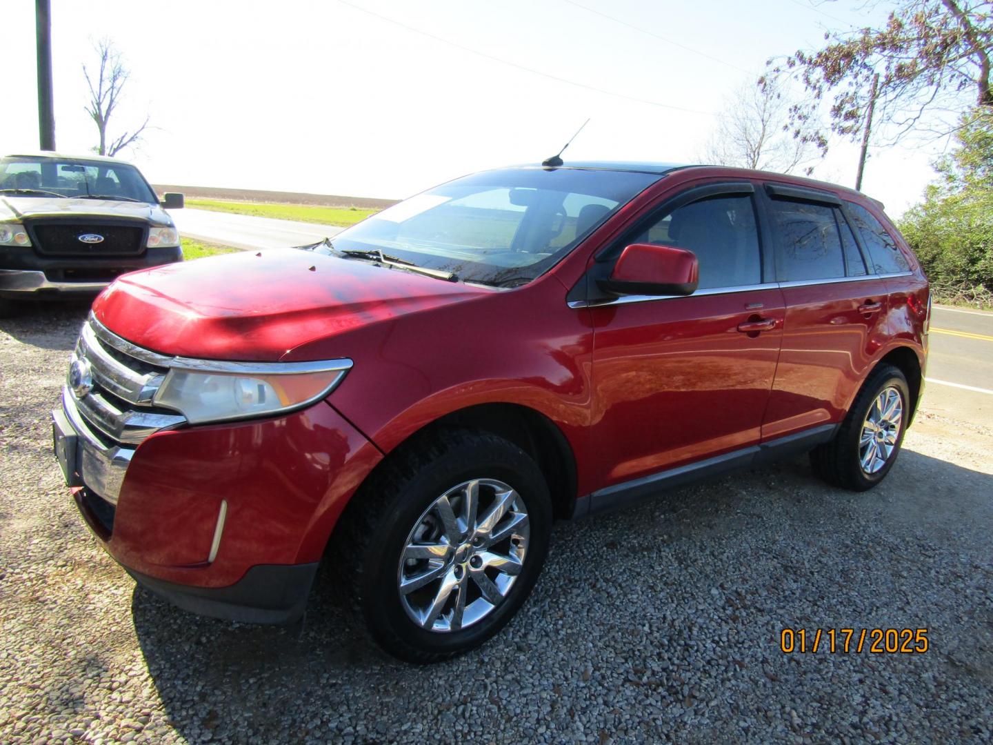 2011 Red /Tan Ford Edge Limited FWD (2FMDK3KCXBB) with an 3.5L V6 DOHC 24V engine, Automatic transmission, located at 15016 S Hwy 231, Midland City, AL, 36350, (334) 983-3001, 31.306210, -85.495277 - Photo#2