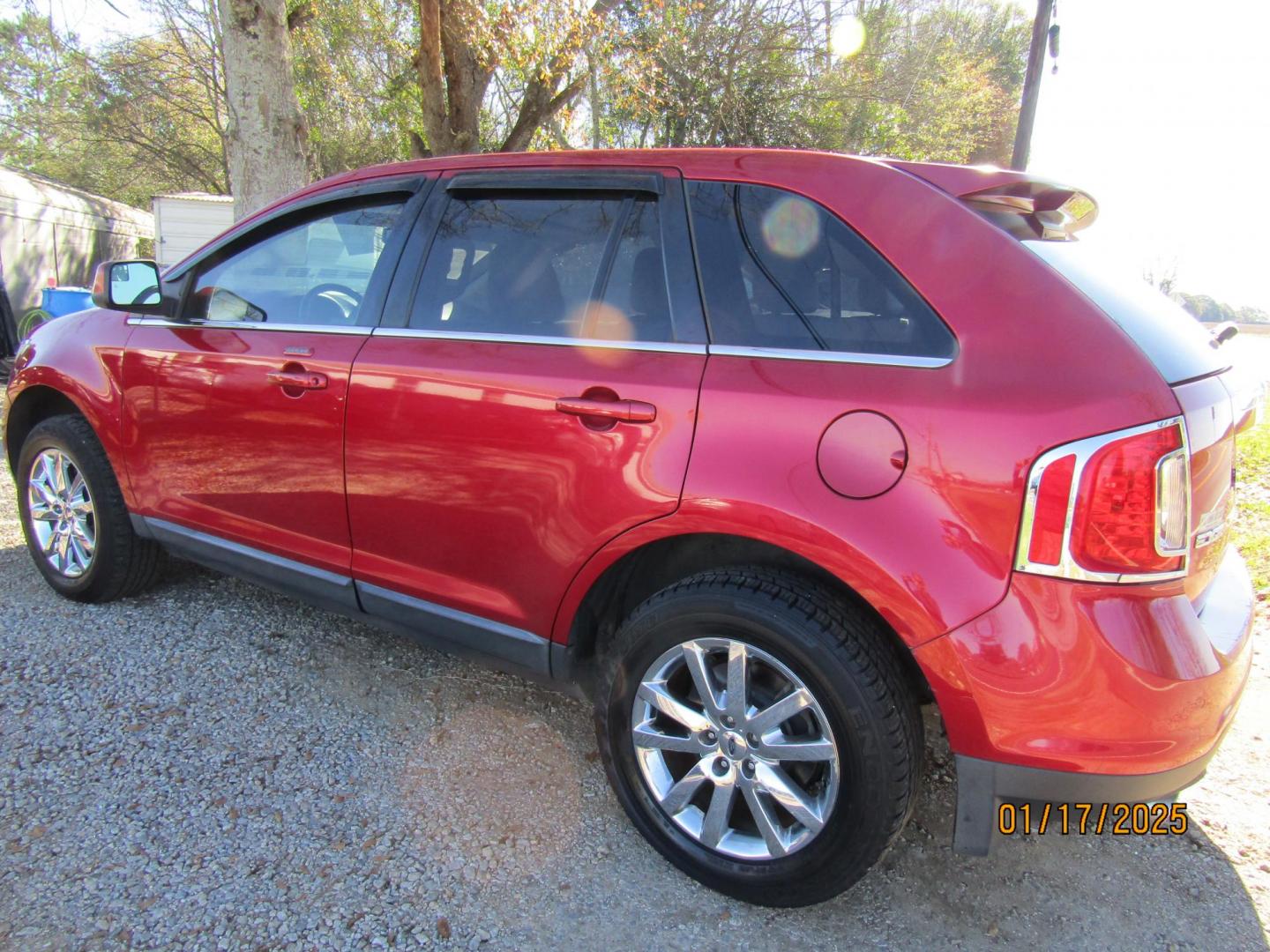 2011 Red /Tan Ford Edge Limited FWD (2FMDK3KCXBB) with an 3.5L V6 DOHC 24V engine, Automatic transmission, located at 15016 S Hwy 231, Midland City, AL, 36350, (334) 983-3001, 31.306210, -85.495277 - Photo#5