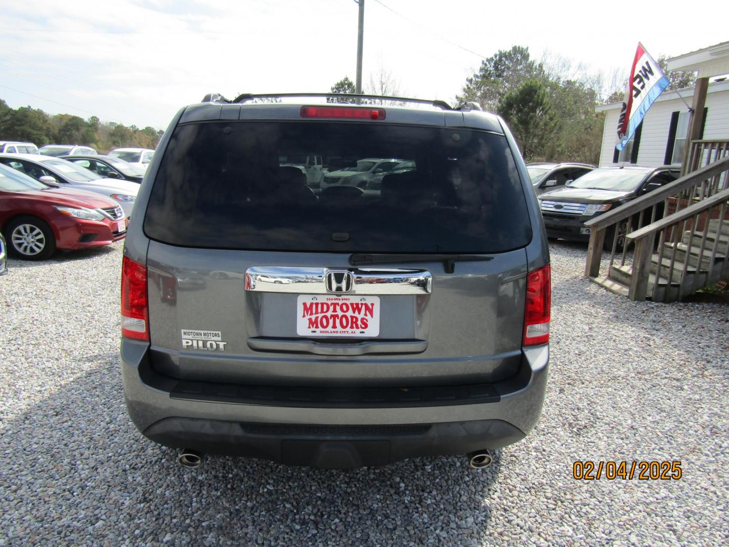 2013 Gray Honda Pilot EX-L 2WD 5-Spd AT (5FNYF3H57DB) with an 3.5L V6 SOHC 24V engine, Automatic transmission, located at 15016 S Hwy 231, Midland City, AL, 36350, (334) 983-3001, 31.306210, -85.495277 - Photo#6