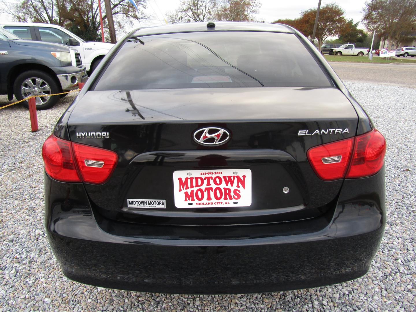 2008 Black Hyundai Elantra GLS (KMHDU46D38U) with an 2.0L L4 DOHC 16V engine, Automatic transmission, located at 15016 S Hwy 231, Midland City, AL, 36350, (334) 983-3001, 31.306210, -85.495277 - Photo#6