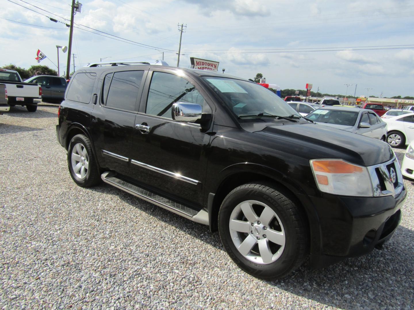 2011 Brown Nissan Armada SL 2WD (5N1BA0ND2BN) with an 5.6L V8 DOHC 32V FFV engine, Automatic transmission, located at 15016 S Hwy 231, Midland City, AL, 36350, (334) 983-3001, 31.306210, -85.495277 - Photo#0