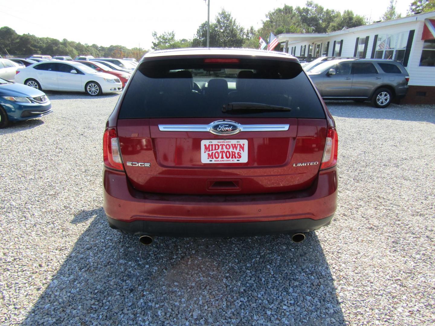 2013 Red /TAN Ford Edge Limited FWD (2FMDK3KC3DB) with an 3.5L V6 DOHC 24V engine, Automatic transmission, located at 15016 S Hwy 231, Midland City, AL, 36350, (334) 983-3001, 31.306210, -85.495277 - Photo#6