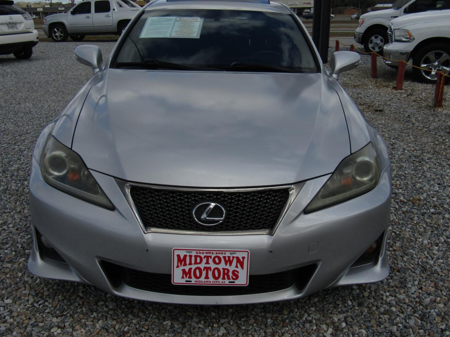 2012 Silver Lexus IS 250 RWD Manual (JTHBF5C2XC5) with an 2.5L V6 24V DOHC engine, Automatic transmission, located at 15016 S Hwy 231, Midland City, AL, 36350, (334) 983-3001, 31.306210, -85.495277 - Photo#1