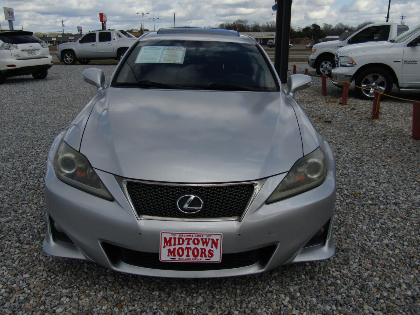 2012 Silver Lexus IS 250 RWD Manual (JTHBF5C2XC5) with an 2.5L V6 24V DOHC engine, Automatic transmission, located at 15016 S Hwy 231, Midland City, AL, 36350, (334) 983-3001, 31.306210, -85.495277 - Photo#2