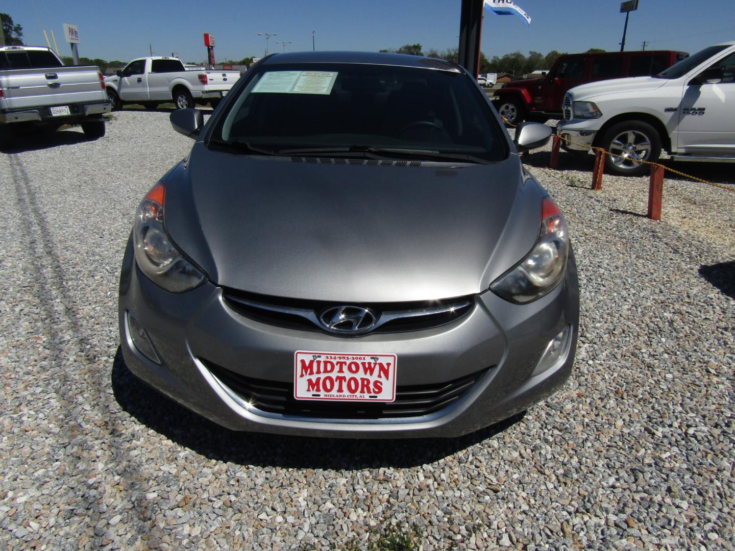 2013 Gray /Gray Hyundai Elantra GLS A/T (KMHDH4AE5DU) with an 1.8L L4 DOHC 16V engine, Automatic transmission, located at 15016 S Hwy 231, Midland City, AL, 36350, (334) 983-3001, 31.306210, -85.495277 - Photo#1