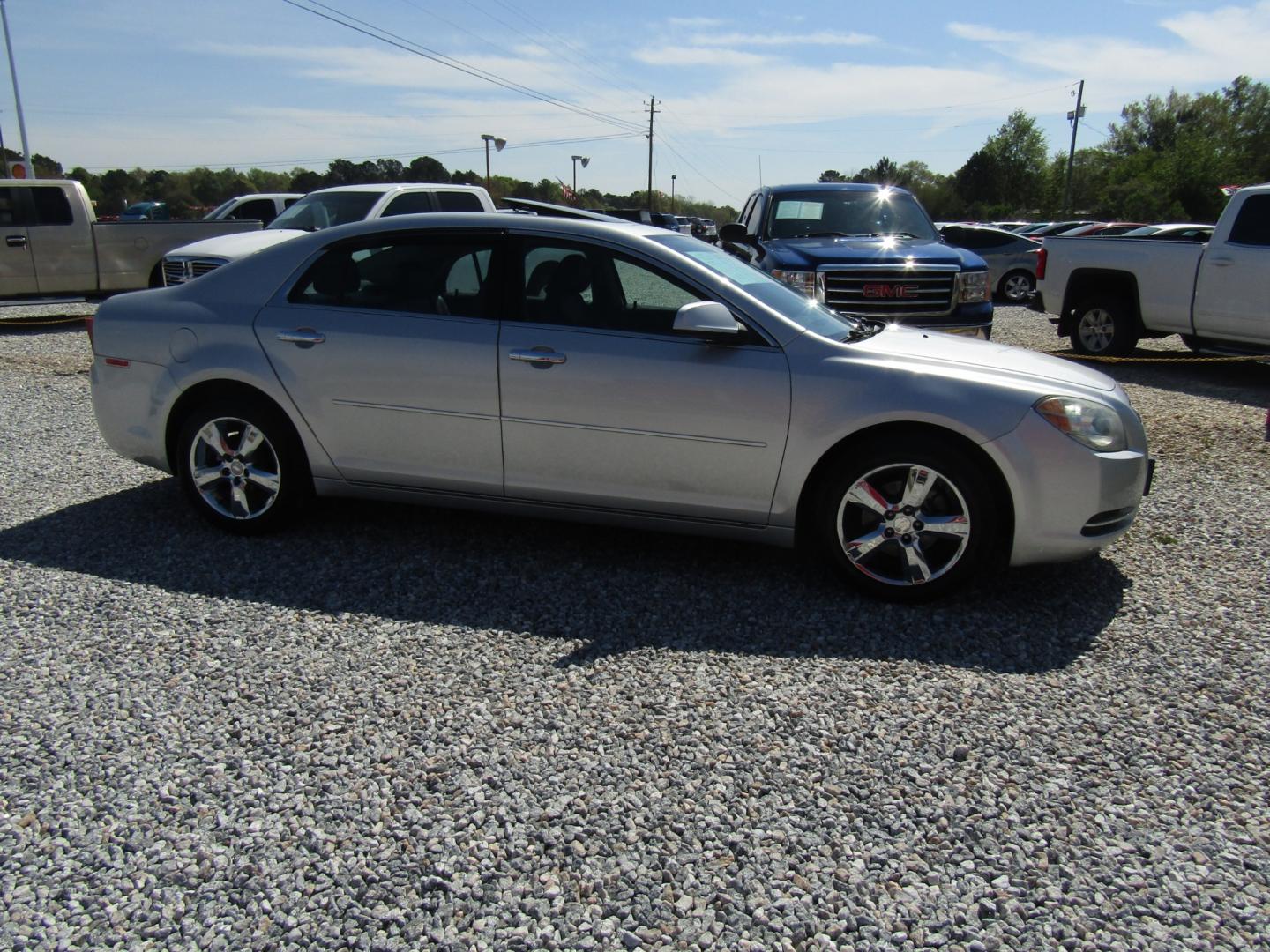 2012 Silver Chevrolet Malibu 2LT (1G1ZD5E06CF) with an 2.4L L4 DOHC 16V engine, Automatic transmission, located at 15016 S Hwy 231, Midland City, AL, 36350, (334) 983-3001, 31.306210, -85.495277 - Photo#0