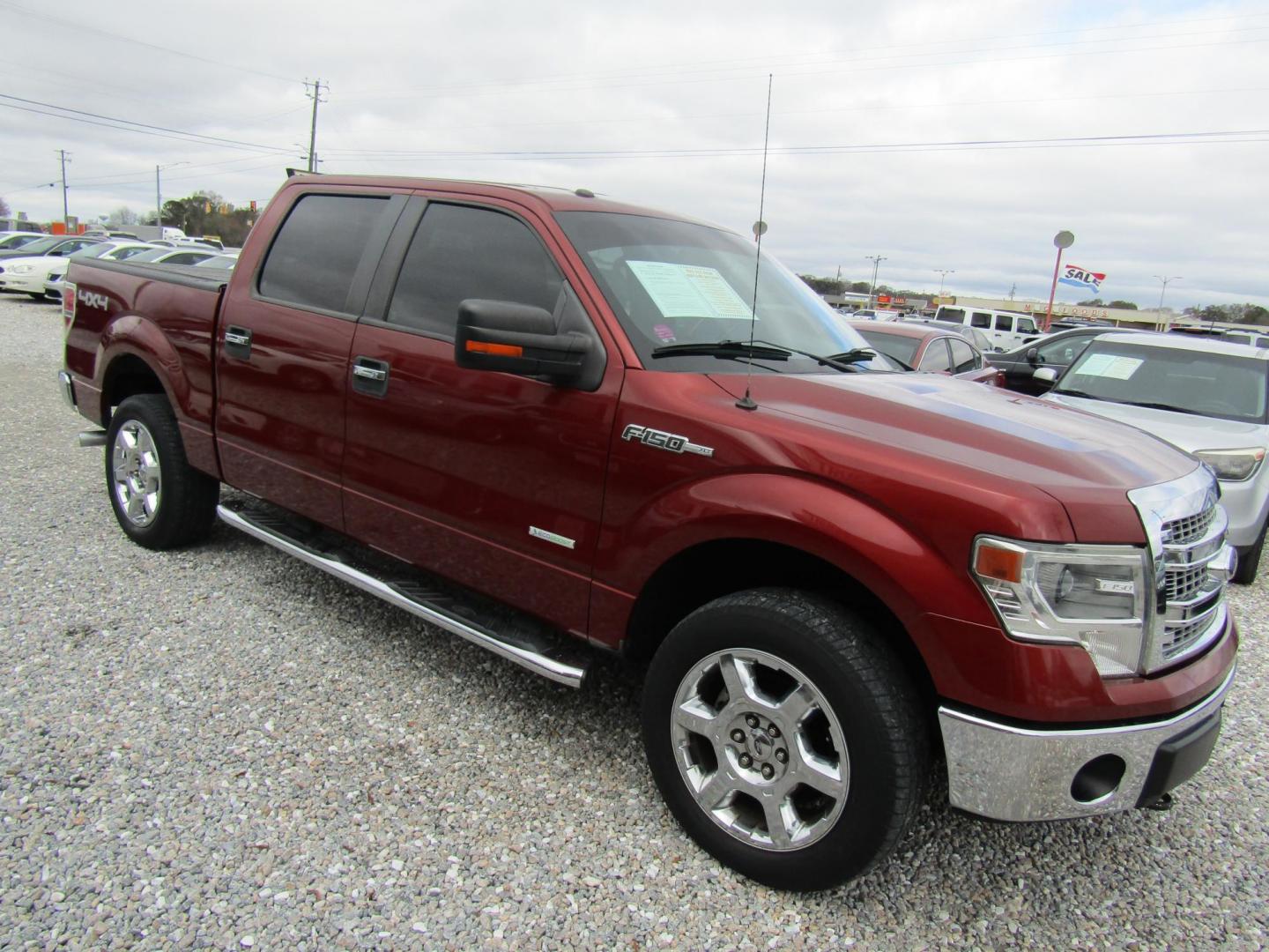 2014 Maroon Ford F-150 FX4 SuperCrew 5.5-ft. Bed 4WD (1FTFW1ET6EK) with an 3.5L V6 TURBO engine, Automatic transmission, located at 15016 S Hwy 231, Midland City, AL, 36350, (334) 983-3001, 31.306210, -85.495277 - Photo#0