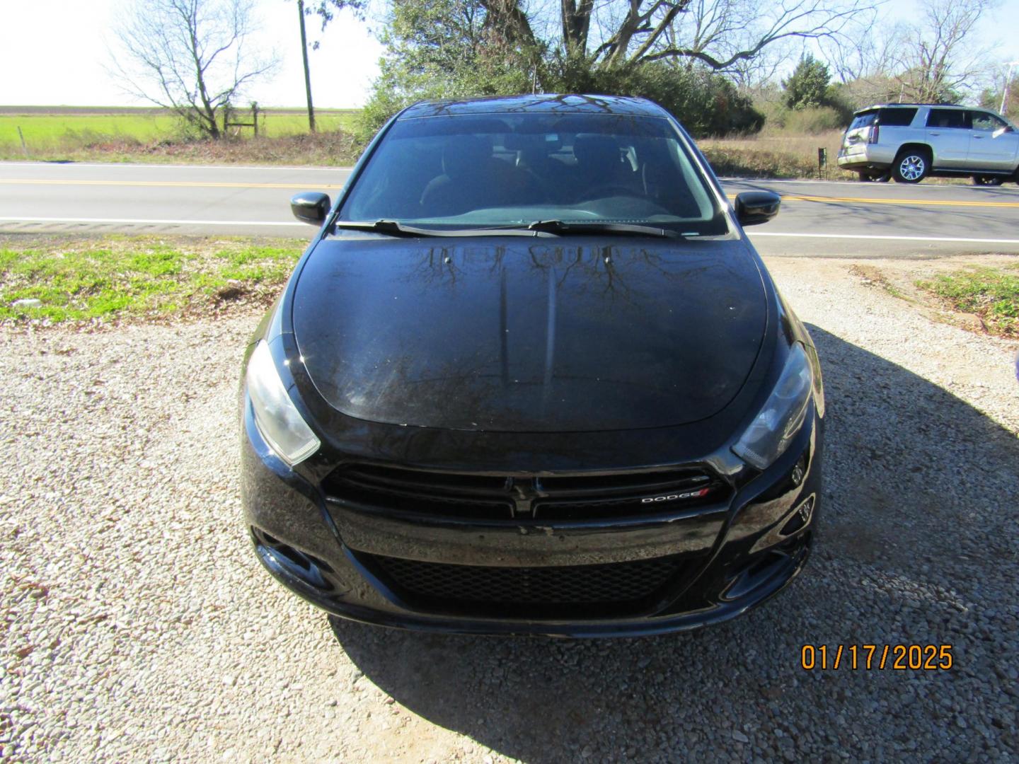 2015 Black /Black Dodge Dart SXT (1C3CDFBB7FD) with an 2.4L L4 DOHC 16V engine, Automatic transmission, located at 15016 S Hwy 231, Midland City, AL, 36350, (334) 983-3001, 31.306210, -85.495277 - Photo#1