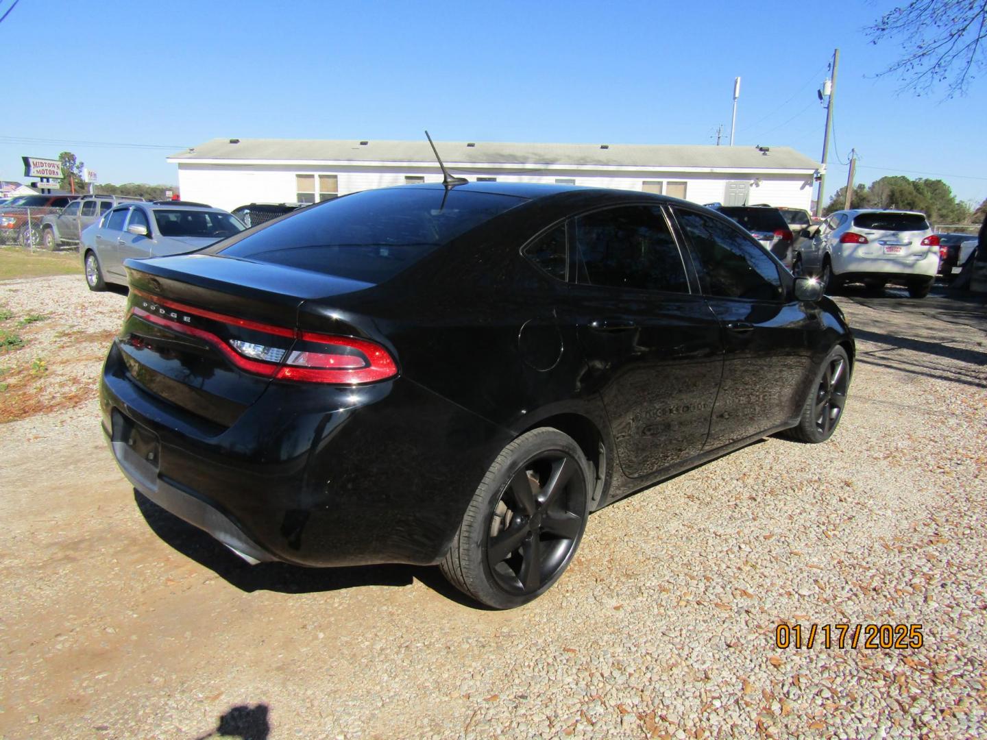 2015 Black /Black Dodge Dart SXT (1C3CDFBB7FD) with an 2.4L L4 DOHC 16V engine, Automatic transmission, located at 15016 S Hwy 231, Midland City, AL, 36350, (334) 983-3001, 31.306210, -85.495277 - Photo#5