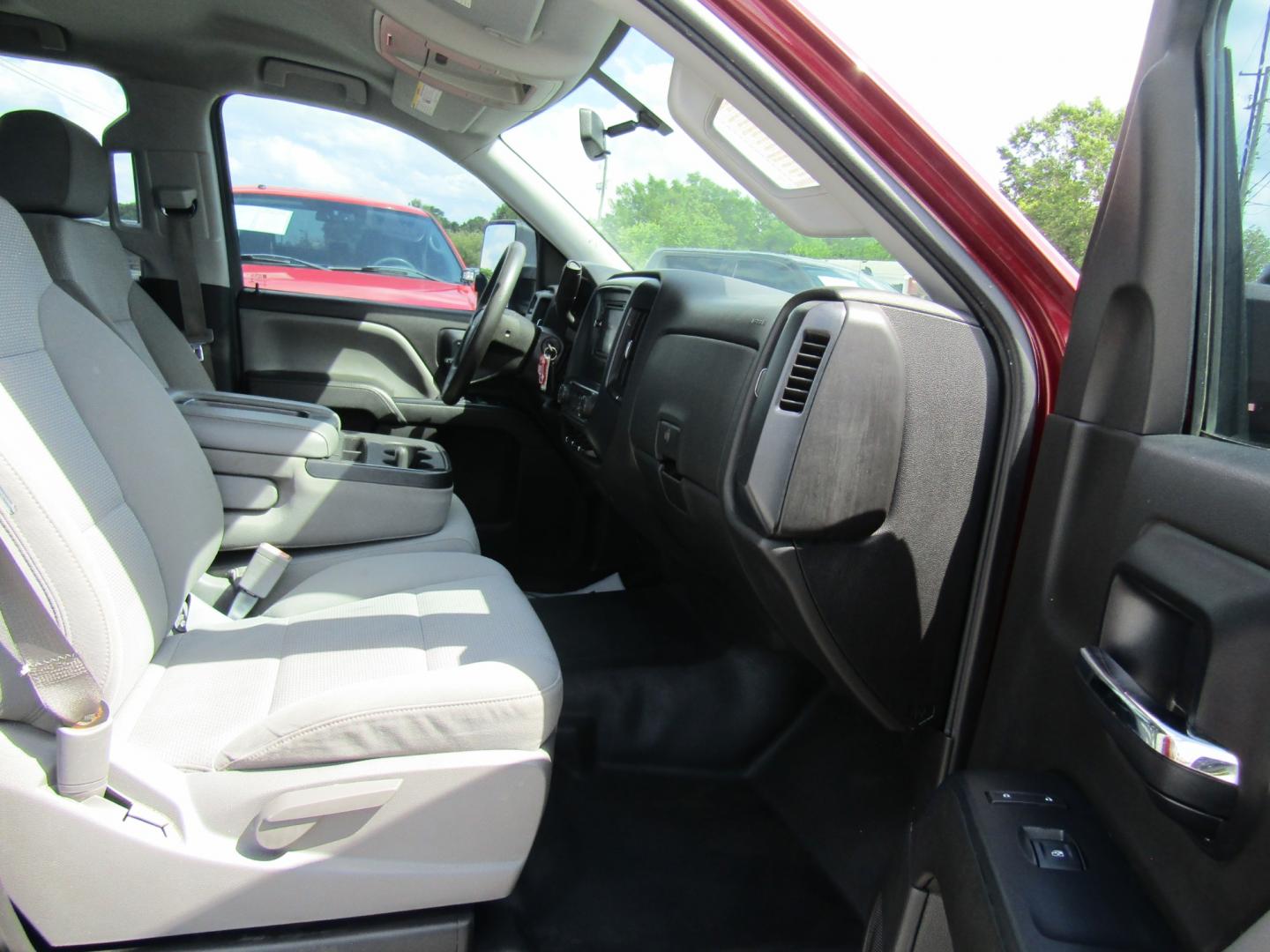 2014 Red /Gray Chevrolet Silverado 1500 Work Truck 1WT Double Cab 2WD (1GCRCPEH4EZ) with an 4.3L V6 OHV 12V engine, Automatic transmission, located at 15016 S Hwy 231, Midland City, AL, 36350, (334) 983-3001, 31.306210, -85.495277 - Photo#10