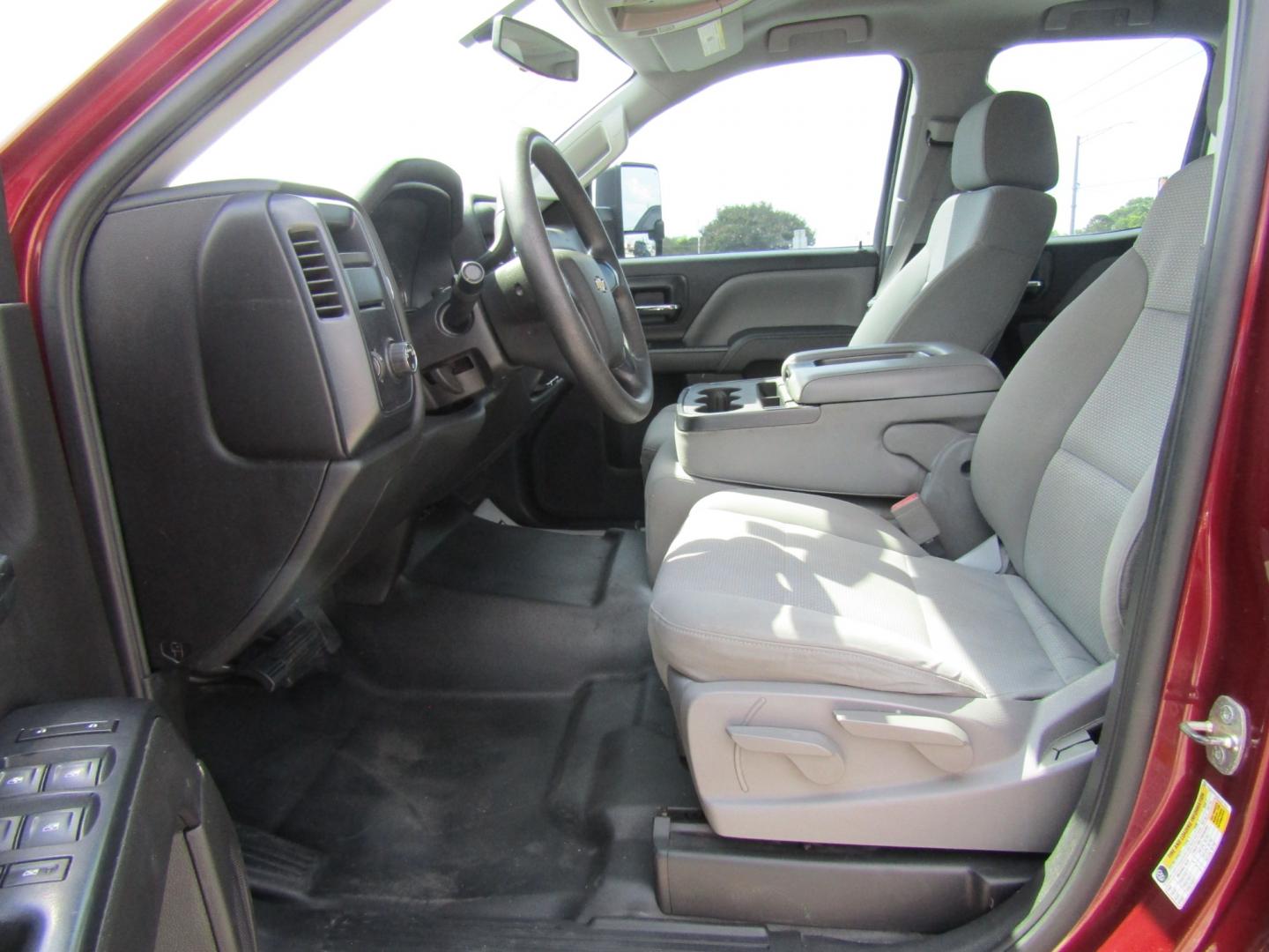 2014 Red /Gray Chevrolet Silverado 1500 Work Truck 1WT Double Cab 2WD (1GCRCPEH4EZ) with an 4.3L V6 OHV 12V engine, Automatic transmission, located at 15016 S Hwy 231, Midland City, AL, 36350, (334) 983-3001, 31.306210, -85.495277 - Photo#4