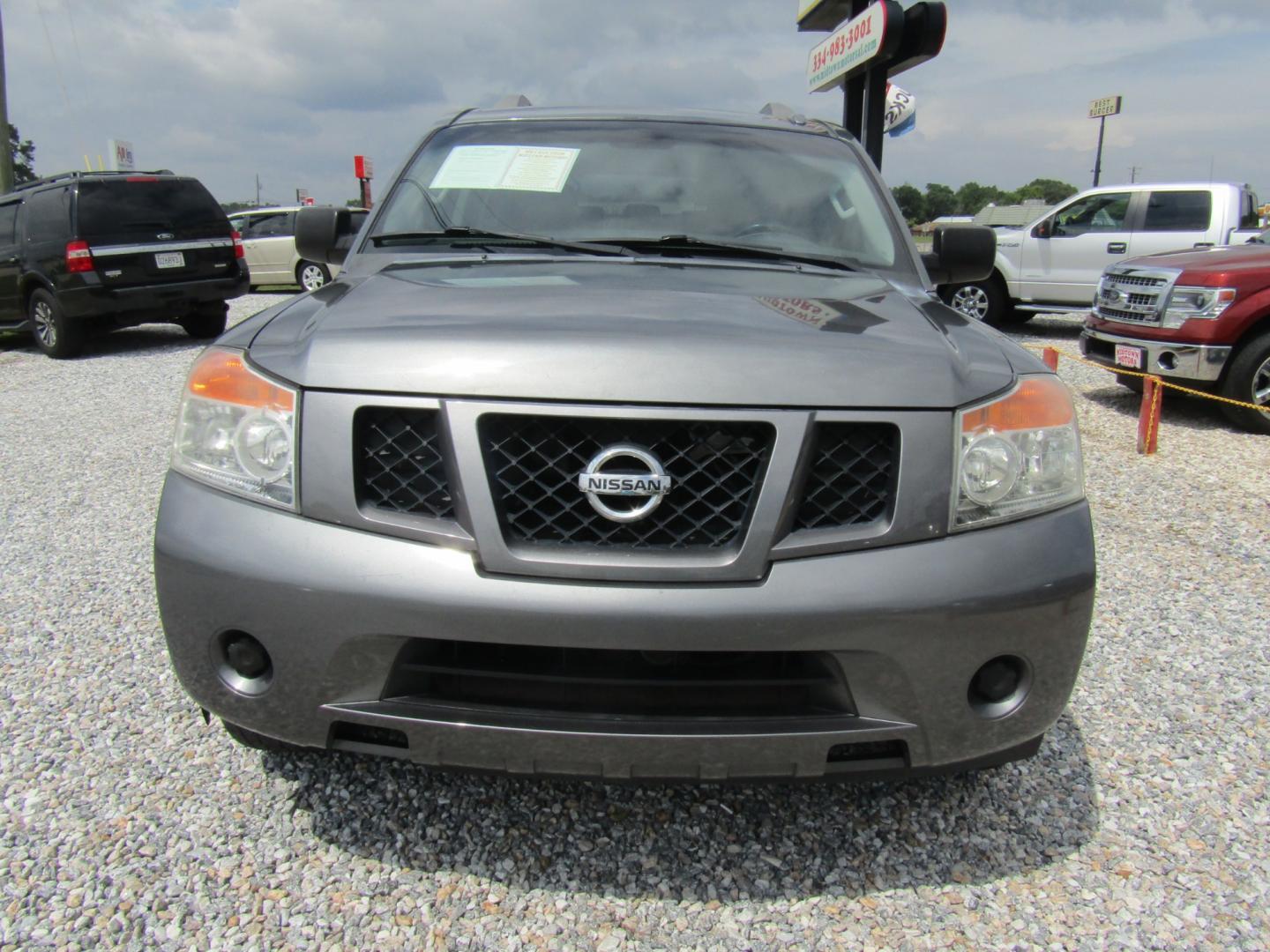 2013 Gray Nissan Armada SL 2WD (5N1BA0ND7DN) with an 5.6L V8 DOHC 32V FFV engine, Automatic transmission, located at 15016 S Hwy 231, Midland City, AL, 36350, (334) 983-3001, 31.306210, -85.495277 - Photo#1