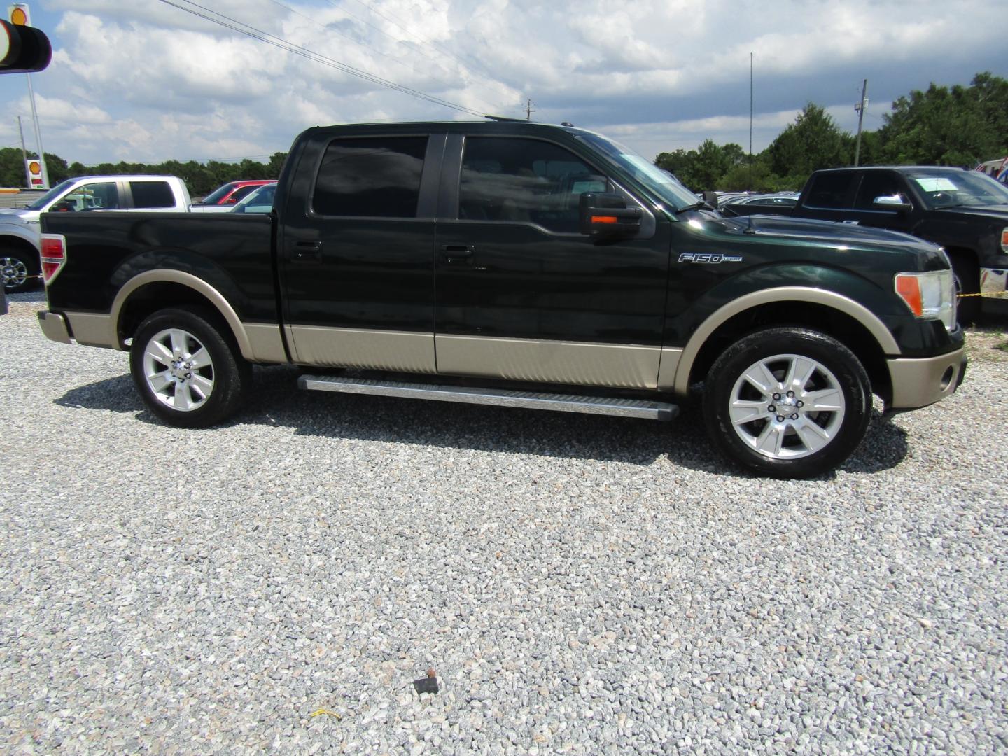 2012 Green /Tan Ford F-150 FX2 SuperCrew 5.5-ft. Bed 2WD (1FTFW1CF4CF) with an 5.0L V8 engine, Automatic transmission, located at 15016 S Hwy 231, Midland City, AL, 36350, (334) 983-3001, 31.306210, -85.495277 - Photo#0