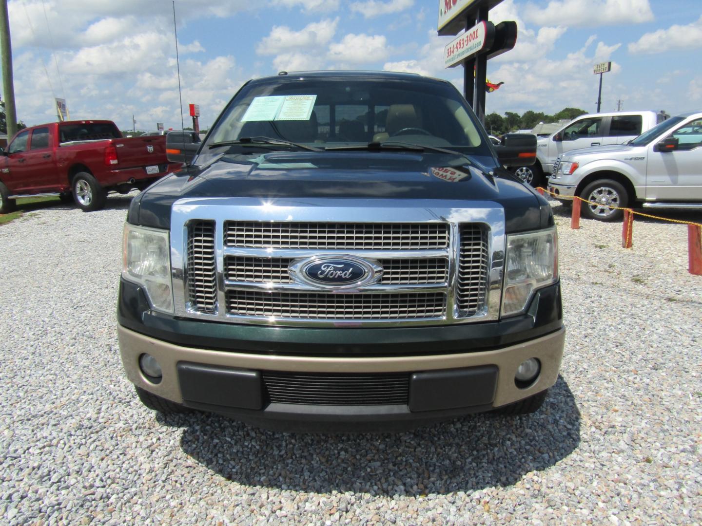 2012 Green /Tan Ford F-150 FX2 SuperCrew 5.5-ft. Bed 2WD (1FTFW1CF4CF) with an 5.0L V8 engine, Automatic transmission, located at 15016 S Hwy 231, Midland City, AL, 36350, (334) 983-3001, 31.306210, -85.495277 - Photo#1