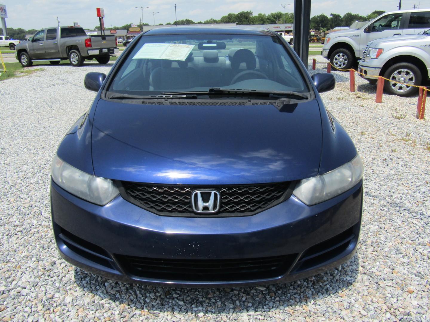 2011 Blue Honda Civic LX Coupe 5-Speed AT (2HGFG1B67BH) with an 1.8L L4 SOHC 16V engine, Automatic transmission, located at 15016 S Hwy 231, Midland City, AL, 36350, (334) 983-3001, 31.306210, -85.495277 - Photo#1