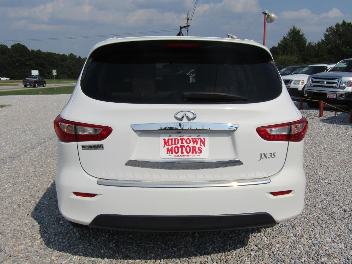 2013 White /Tan Infiniti JX FWD (5N1AL0MNXDC) with an 3.5L V6 DOHC 24V engine, Automatic transmission, located at 15016 S Hwy 231, Midland City, AL, 36350, (334) 983-3001, 31.306210, -85.495277 - Photo#6