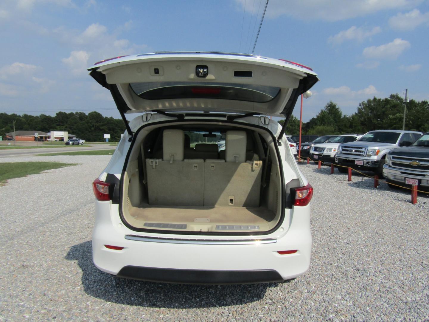 2013 White /Tan Infiniti JX FWD (5N1AL0MNXDC) with an 3.5L V6 DOHC 24V engine, Automatic transmission, located at 15016 S Hwy 231, Midland City, AL, 36350, (334) 983-3001, 31.306210, -85.495277 - Photo#7