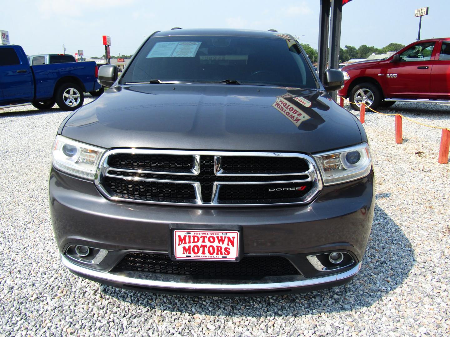 2014 Gray /Black Dodge Durango Limited 2WD (1C4RDHDG4EC) with an 3.6L V6 DOHC 24V engine, Automatic transmission, located at 15016 S Hwy 231, Midland City, AL, 36350, (334) 983-3001, 31.306210, -85.495277 - Photo#1