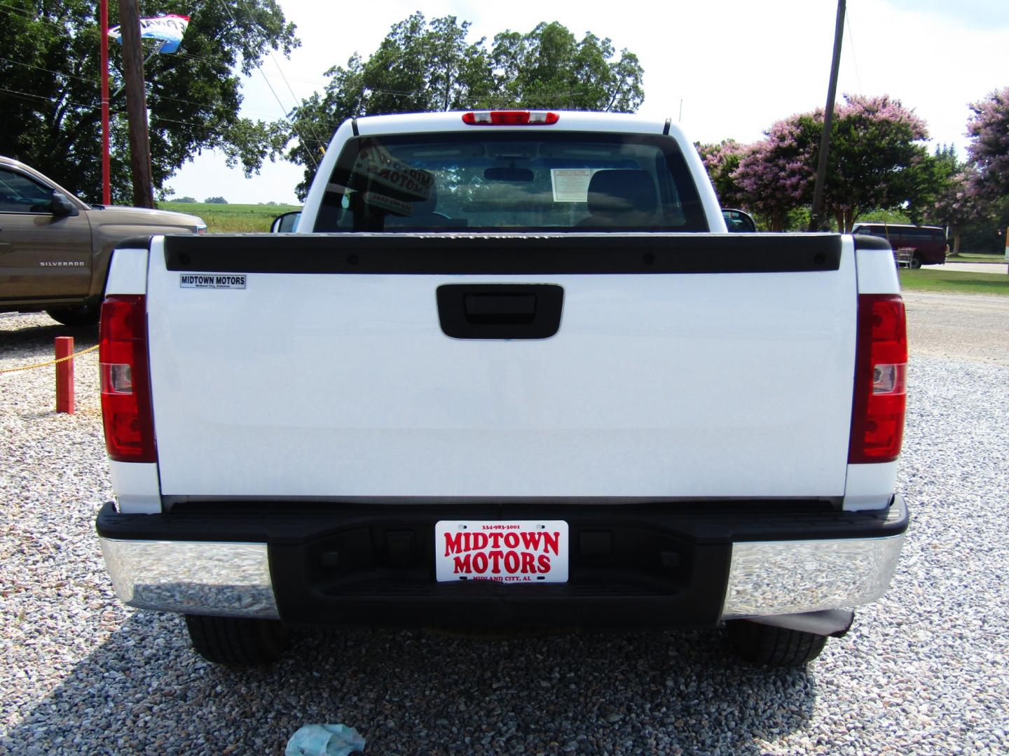 2012 WHITE /Black Chevrolet Silverado 1500 Work Truck 2WD (1GCNCPEX9CZ) with an 4.3L V6 OHV 12V engine, Automatic transmission, located at 15016 S Hwy 231, Midland City, AL, 36350, (334) 983-3001, 31.306210, -85.495277 - Photo#5