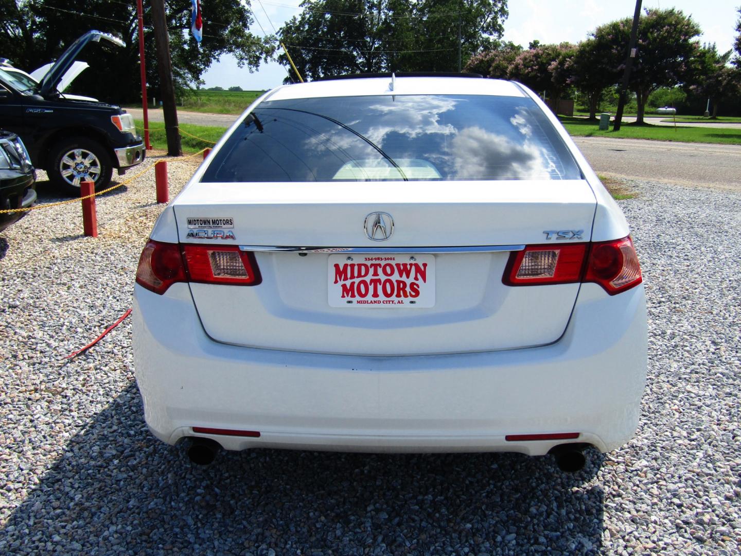 2012 WHITE /Tan Acura TSX 5-Speed AT with Tech Package (JH4CU2F62CC) with an 2.4L L4 DOHC 16V engine, Automatic transmission, located at 15016 S Hwy 231, Midland City, AL, 36350, (334) 983-3001, 31.306210, -85.495277 - Photo#6