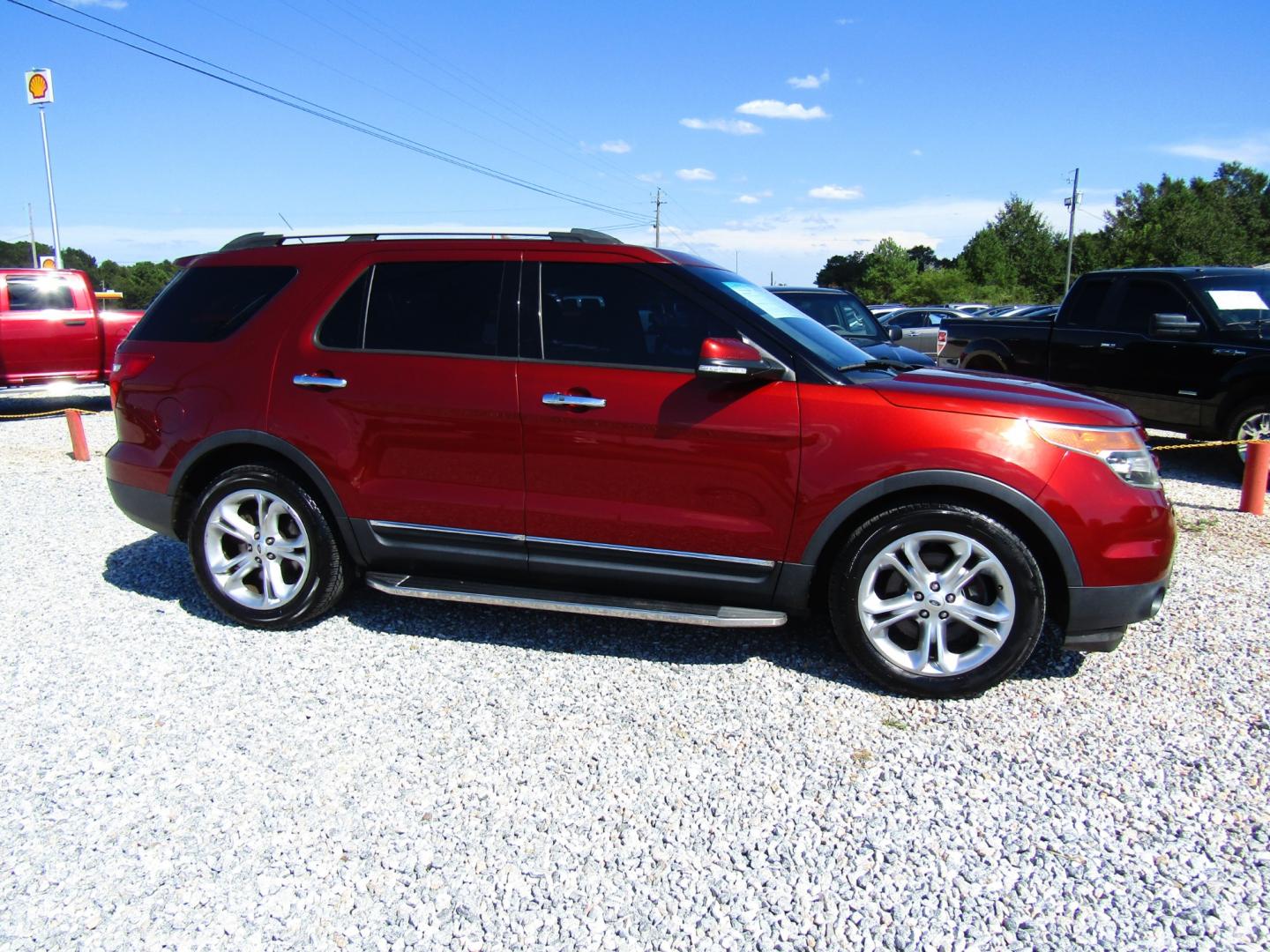 2014 Orange /Black Ford Explorer Limited FWD (1FM5K7F8XEG) with an 3.5L V6 DOHC 24V engine, Automatic transmission, located at 15016 S Hwy 231, Midland City, AL, 36350, (334) 983-3001, 31.306210, -85.495277 - Photo#0