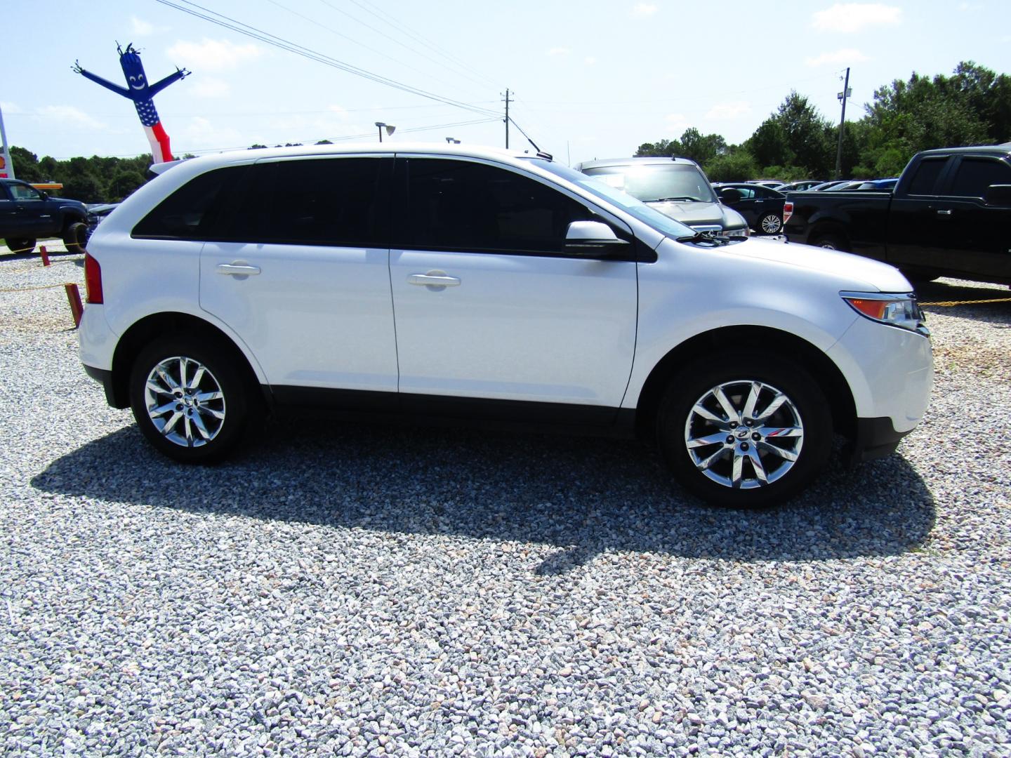 2013 WHITE /Tan Ford Edge SEL FWD (2FMDK3JC0DB) with an 3.5L V6 DOHC 24V engine, Automatic transmission, located at 15016 S Hwy 231, Midland City, AL, 36350, (334) 983-3001, 31.306210, -85.495277 - Photo#0