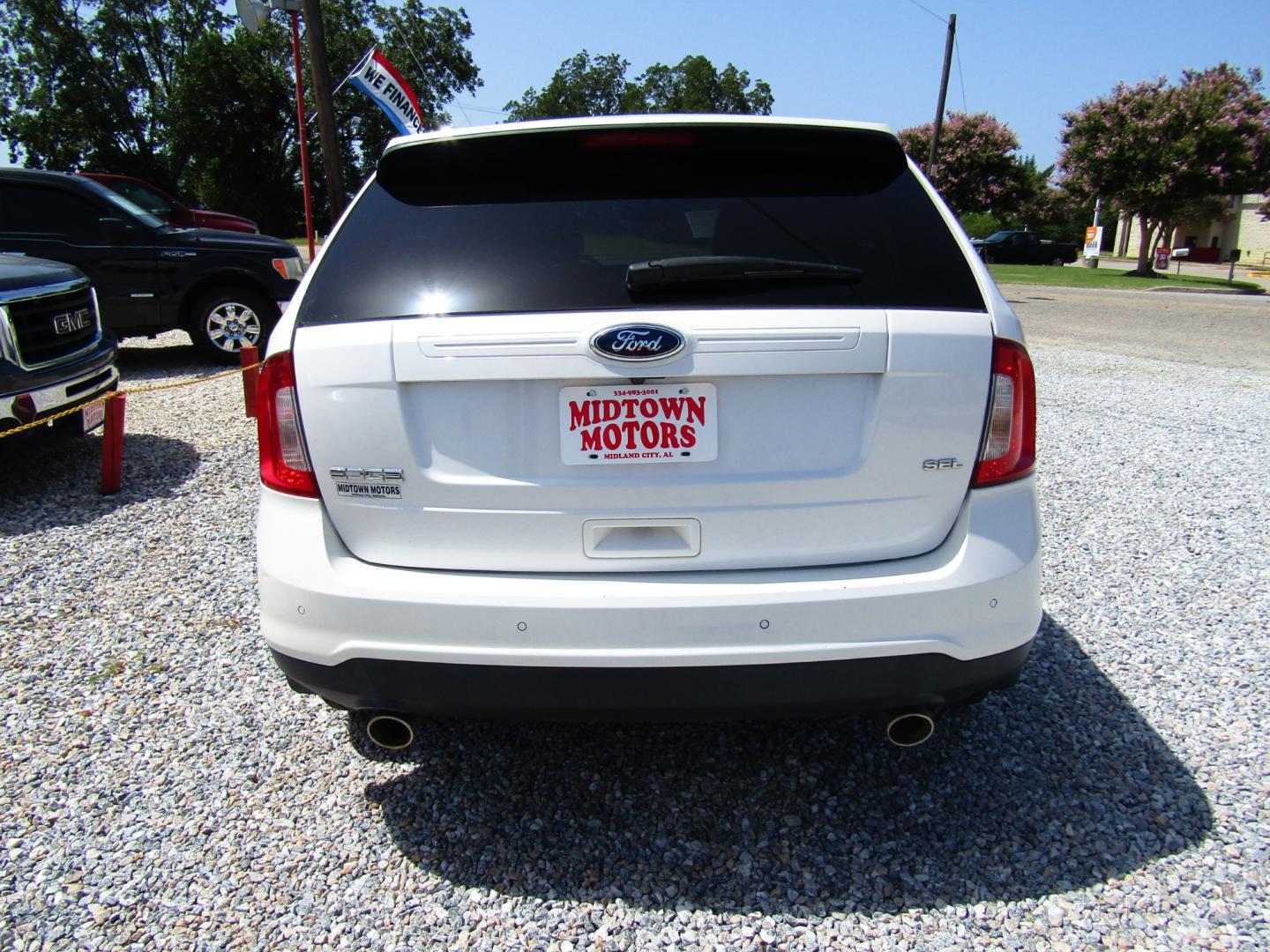 2013 WHITE /Tan Ford Edge SEL FWD (2FMDK3JC0DB) with an 3.5L V6 DOHC 24V engine, Automatic transmission, located at 15016 S Hwy 231, Midland City, AL, 36350, (334) 983-3001, 31.306210, -85.495277 - Photo#6