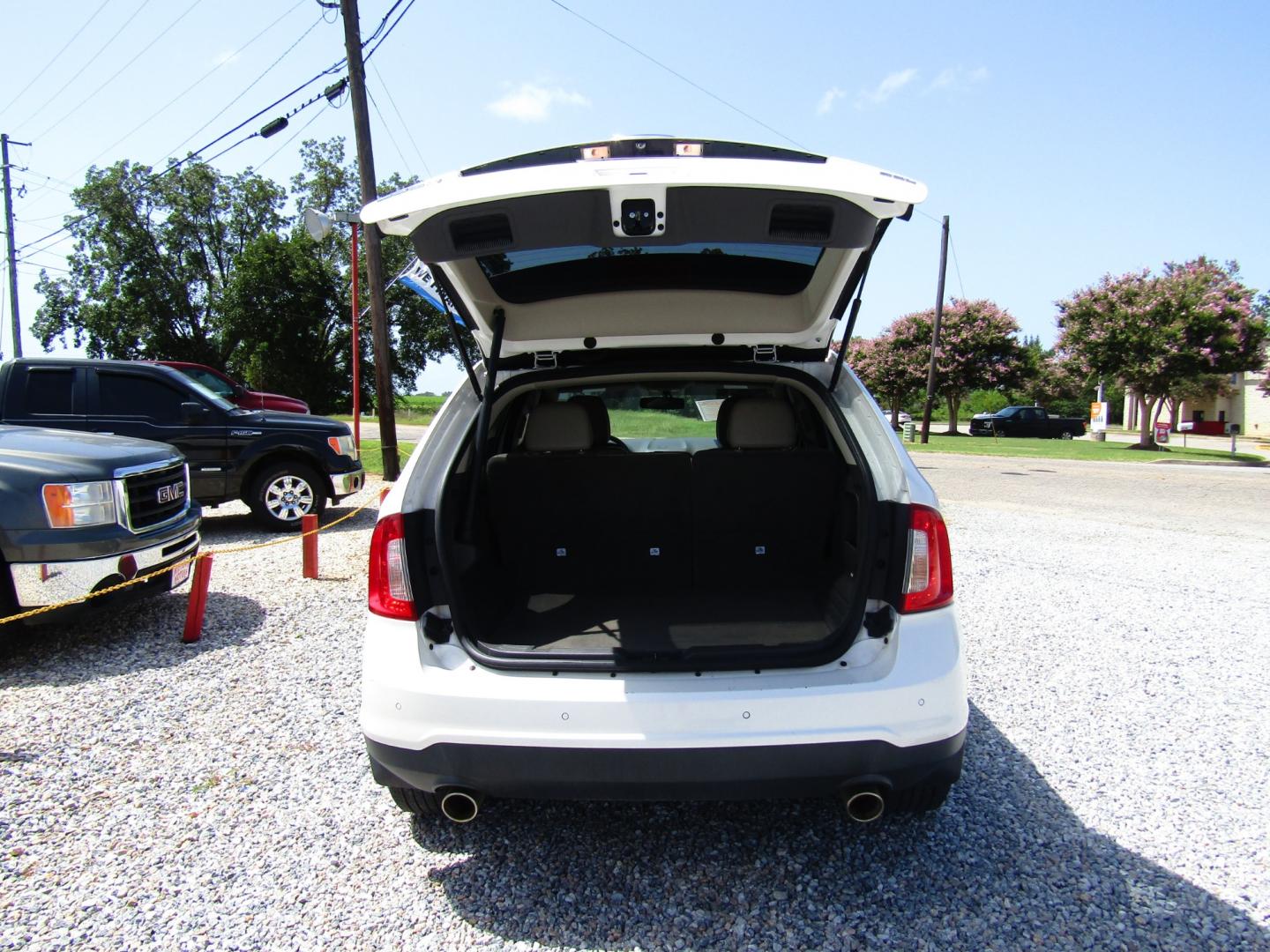 2013 WHITE /Tan Ford Edge SEL FWD (2FMDK3JC0DB) with an 3.5L V6 DOHC 24V engine, Automatic transmission, located at 15016 S Hwy 231, Midland City, AL, 36350, (334) 983-3001, 31.306210, -85.495277 - Photo#7