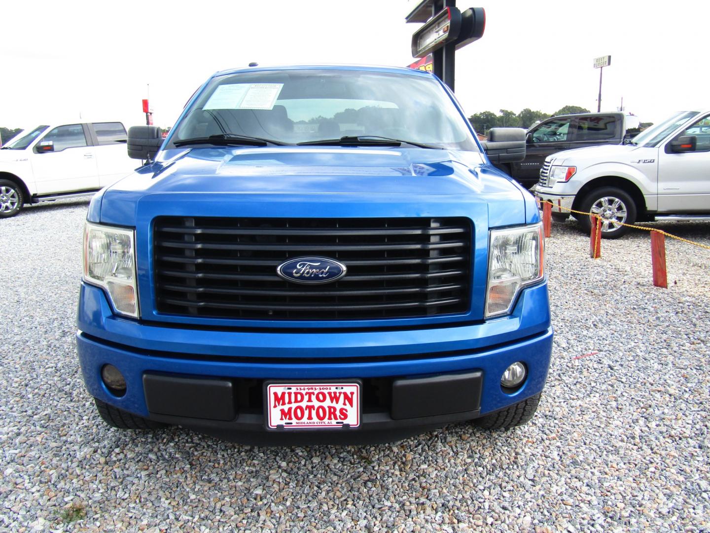 2014 Blue /Gray Ford F-150 FX2 SuperCrew 5.5-ft. Bed 2WD (1FTFW1CF5EK) with an 5.0L V8 engine, Automatic transmission, located at 15016 S Hwy 231, Midland City, AL, 36350, (334) 983-3001, 31.306210, -85.495277 - Photo#1