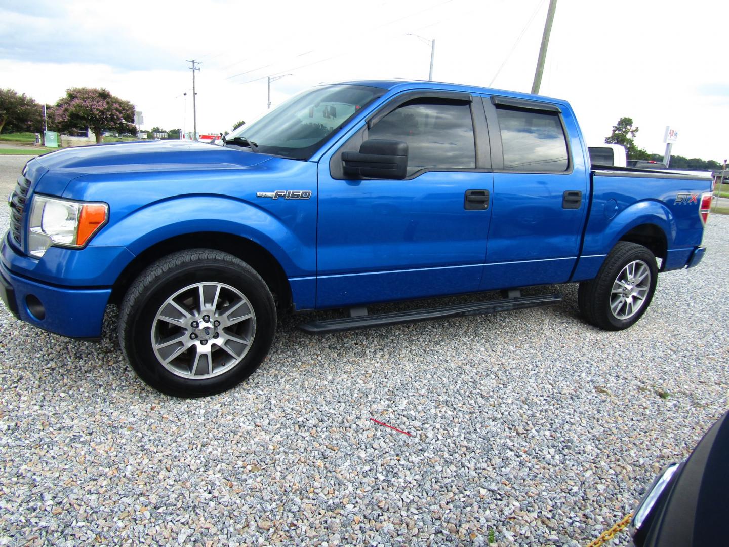 2014 Blue /Gray Ford F-150 FX2 SuperCrew 5.5-ft. Bed 2WD (1FTFW1CF5EK) with an 5.0L V8 engine, Automatic transmission, located at 15016 S Hwy 231, Midland City, AL, 36350, (334) 983-3001, 31.306210, -85.495277 - Photo#2