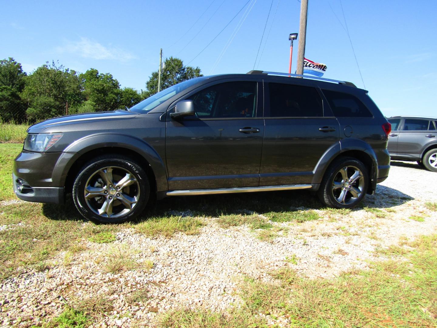 2014 Gray Dodge Journey Crossroad FWD (3C4PDCGB7ET) with an 2.4L L4 DOHC 16V engine, Automatic transmission, located at 15016 S Hwy 231, Midland City, AL, 36350, (334) 983-3001, 31.306210, -85.495277 - Photo#2