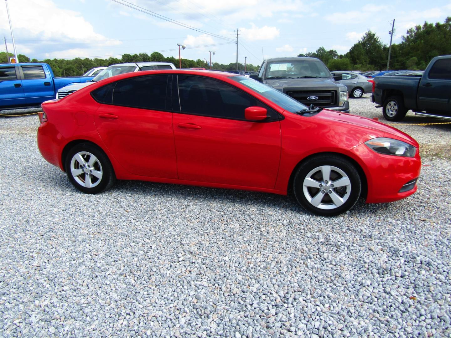 2016 Red /Black Dodge Dart SXT (1C3CDFBB2GD) with an 2.4L L4 DOHC 16V engine, Automatic transmission, located at 15016 S Hwy 231, Midland City, AL, 36350, (334) 983-3001, 31.306210, -85.495277 - Photo#0