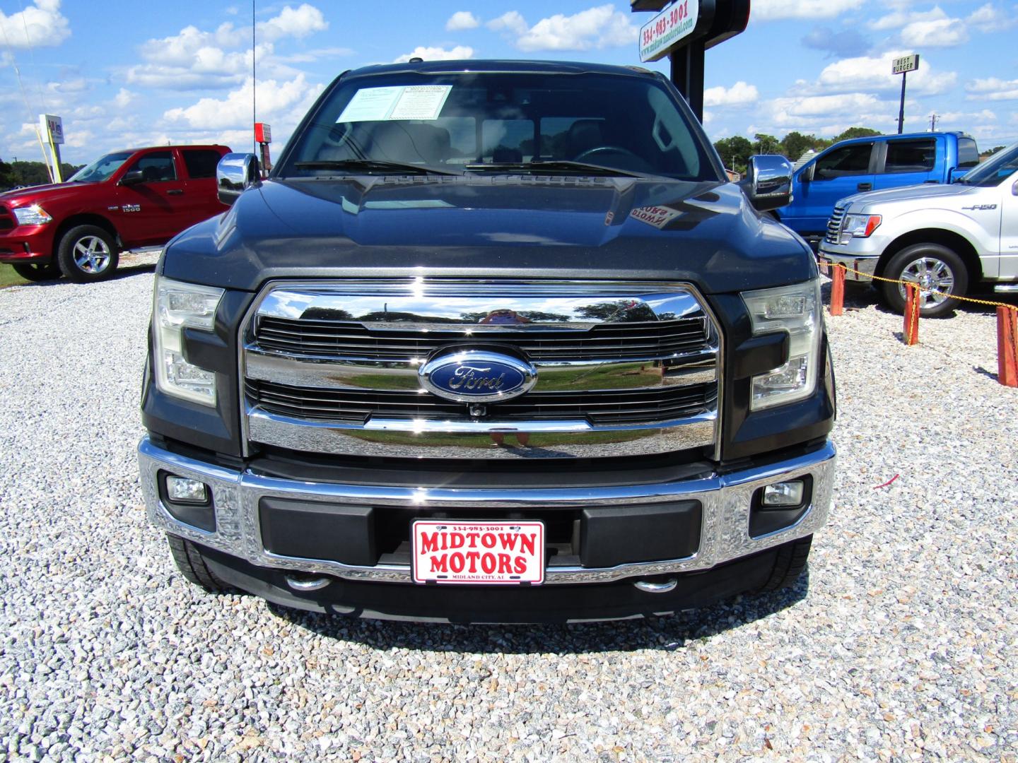 2015 Gray /Gray Ford F-150 XLT SuperCrew 6.5-ft. Bed 4WD (1FTEW1EG9FK) with an 3.5L V6 TURBO engine, Automatic transmission, located at 15016 S Hwy 231, Midland City, AL, 36350, (334) 983-3001, 31.306210, -85.495277 - Photo#1