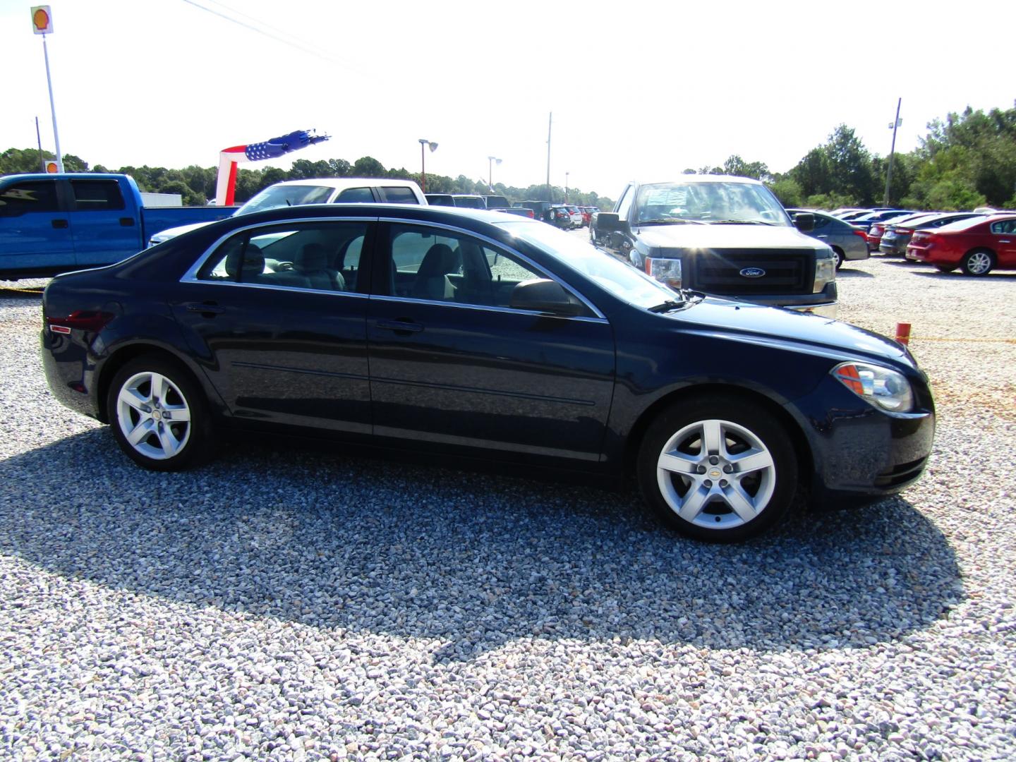 2011 Blue Chevrolet Malibu LS (1G1ZB5E15BF) with an 2.4L L4 DOHC 16V engine, Automatic transmission, located at 15016 S Hwy 231, Midland City, AL, 36350, (334) 983-3001, 31.306210, -85.495277 - Photo#0