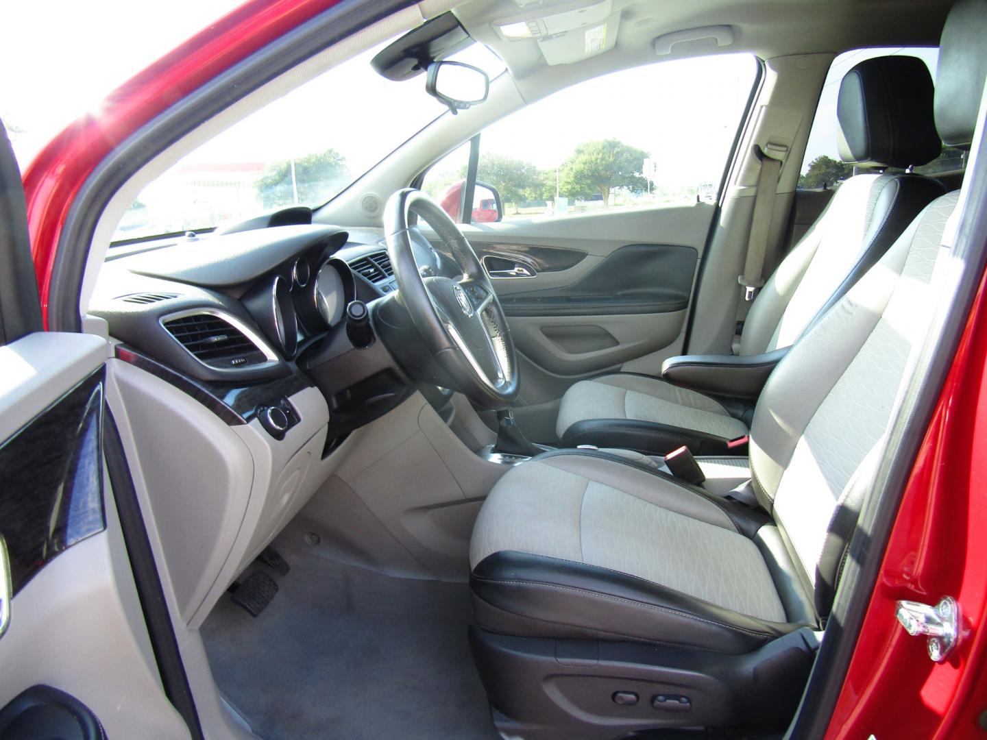 2015 Red Buick Encore Base FWD (KL4CJASB9FB) with an 1.4L L4 DOHC 16V TURBO engine, Automatic transmission, located at 15016 S Hwy 231, Midland City, AL, 36350, (334) 983-3001, 31.306210, -85.495277 - Photo#3