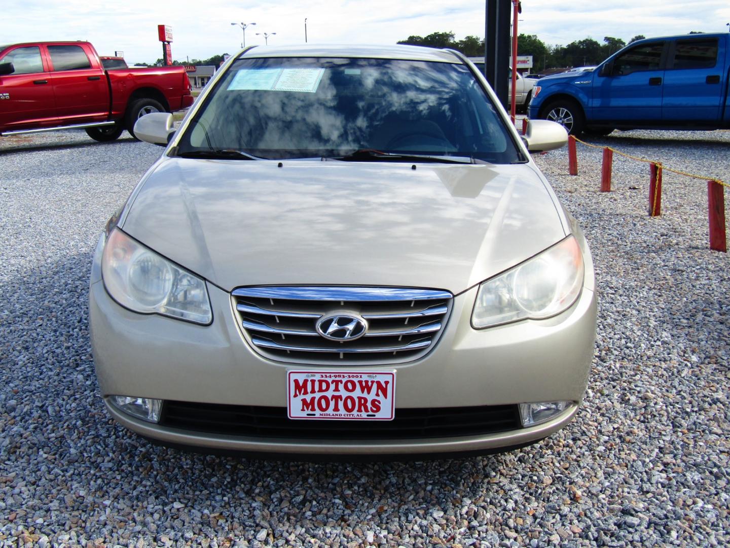 2010 Gold /Tan Hyundai Elantra GLS (KMHDU4AD0AU) with an 2.0L L4 DOHC 16V engine, Automatic transmission, located at 15016 S Hwy 231, Midland City, AL, 36350, (334) 983-3001, 31.306210, -85.495277 - Photo#1