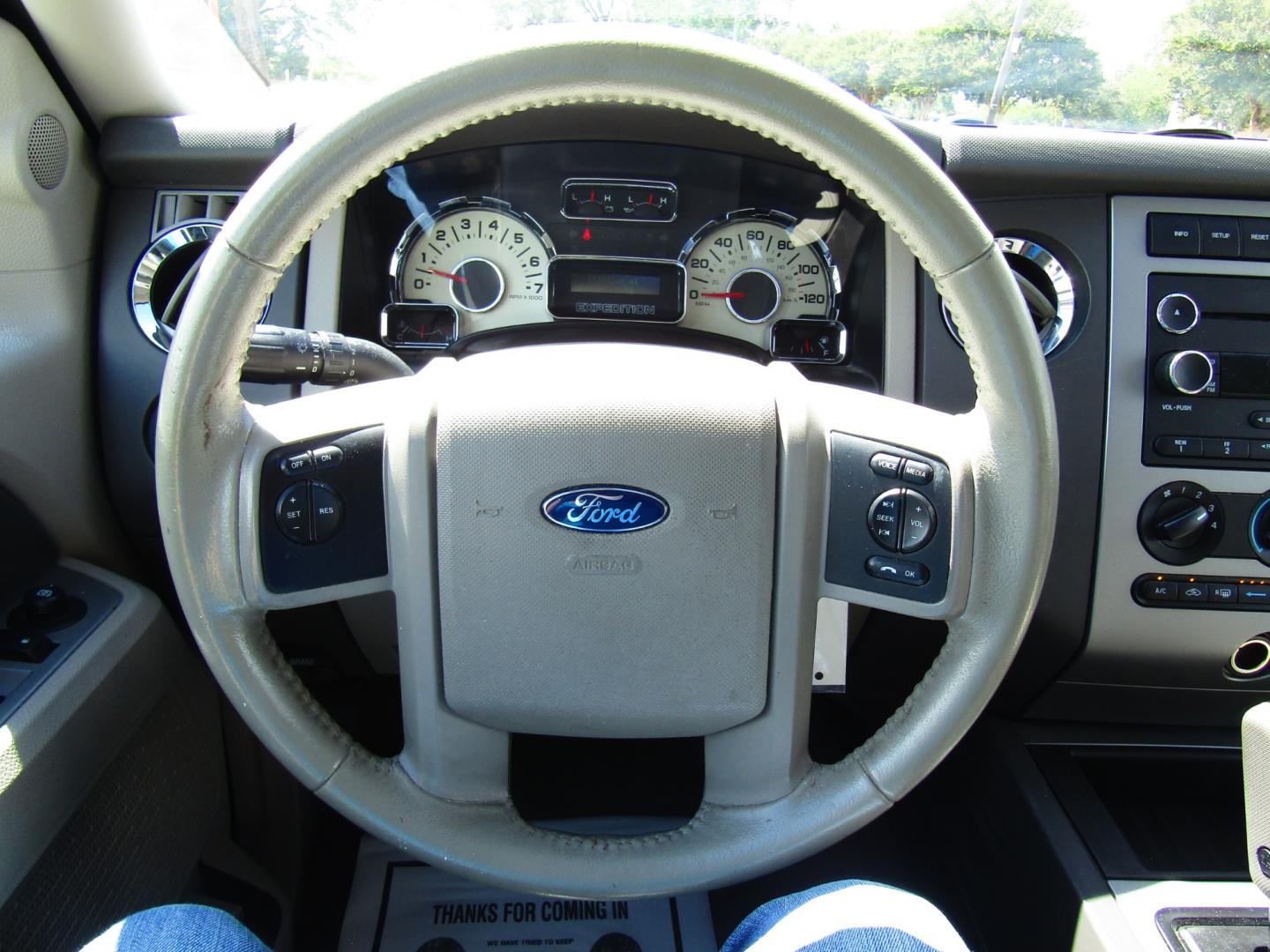 2013 WHITE Ford Expedition King Ranch 2WD (1FMJU1H58DE) with an 5.4L V8 SOHC 16V FFV engine, Automatic transmission, located at 15016 S Hwy 231, Midland City, AL, 36350, (334) 983-3001, 31.306210, -85.495277 - Photo#12