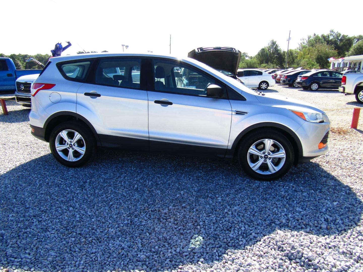 2014 Silver /Gray Ford Escape S FWD (1FMCU0F75EU) with an 2.5L L4 DOHC 16V engine, Automatic transmission, located at 15016 S Hwy 231, Midland City, AL, 36350, (334) 983-3001, 31.306210, -85.495277 - Photo#0