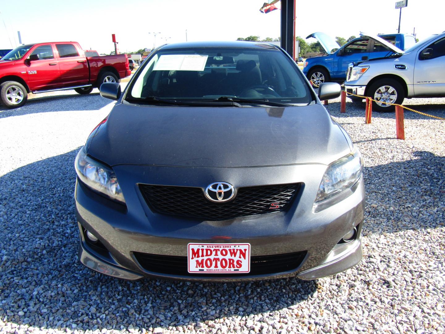 2010 Gray Toyota Corolla Base 4-Speed AT (2T1BU4EEXAC) with an 1.8L L4 DOHC 16V engine, Automatic transmission, located at 15016 S Hwy 231, Midland City, AL, 36350, (334) 983-3001, 31.306210, -85.495277 - Photo#1