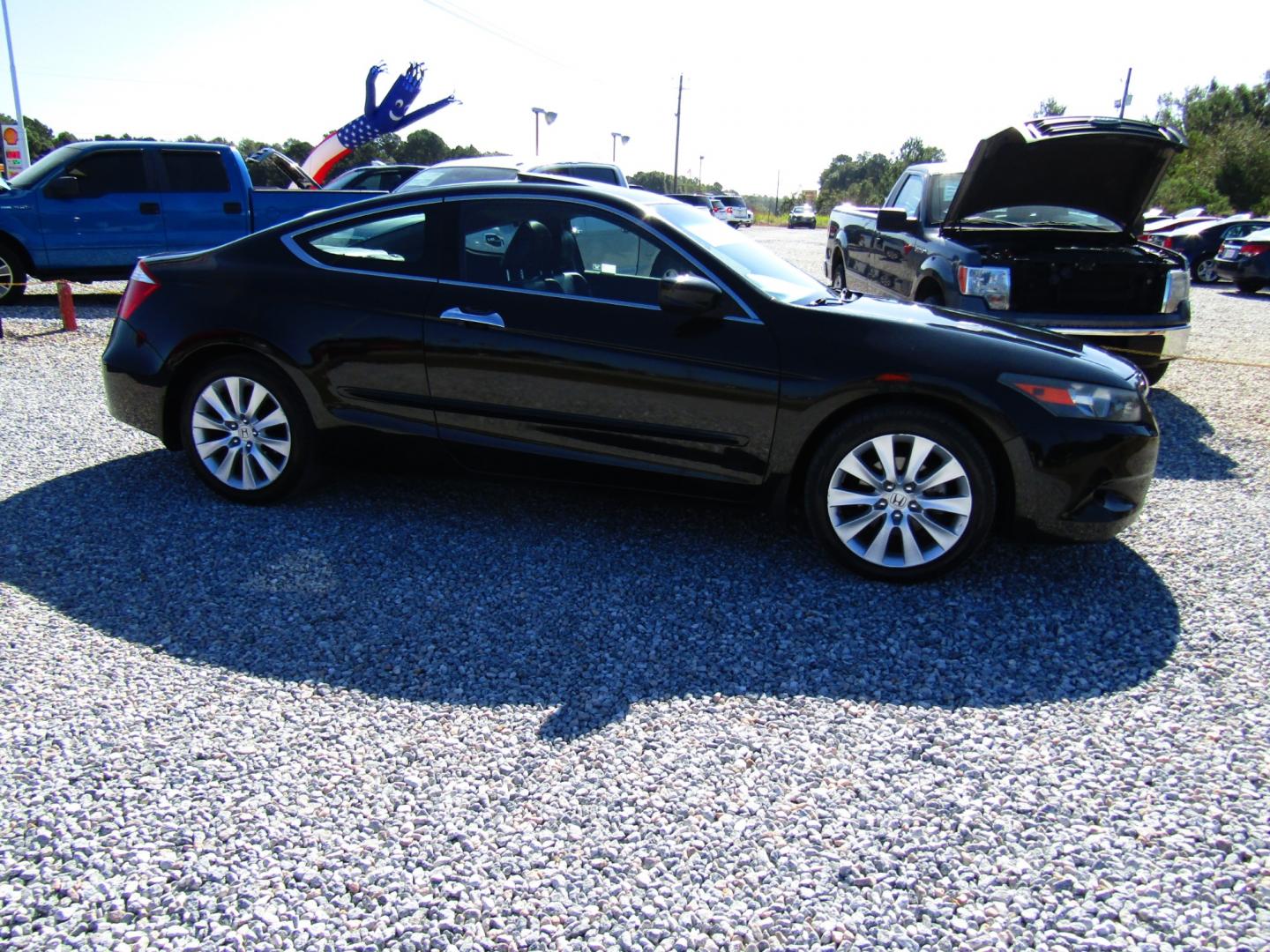 2010 Black /Black Honda Accord EX-L V-6 Coupe AT (1HGCS2B85AA) with an 3.5L V6 SOHC 24V engine, Automatic transmission, located at 15016 S Hwy 231, Midland City, AL, 36350, (334) 983-3001, 31.306210, -85.495277 - Photo#0