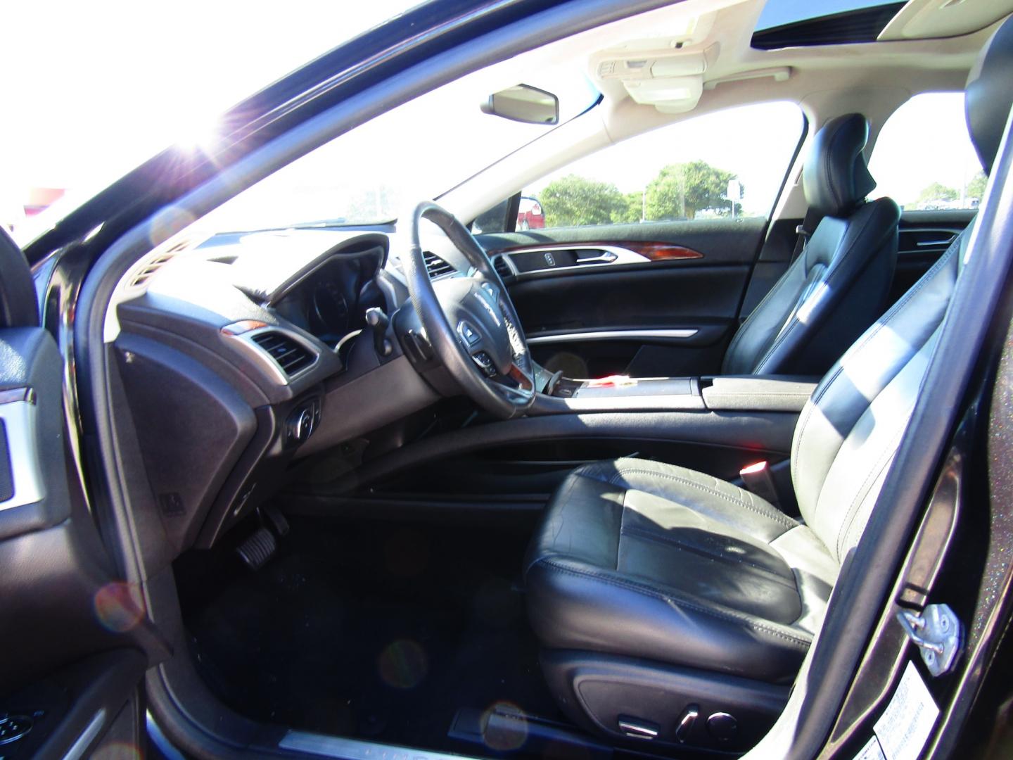 2014 Black /Black Lincoln MKZ FWD (3LN6L2G9XER) with an 2.0L L4 DOHC 16V engine, Automatic transmission, located at 15016 S Hwy 231, Midland City, AL, 36350, (334) 983-3001, 31.306210, -85.495277 - Photo#3